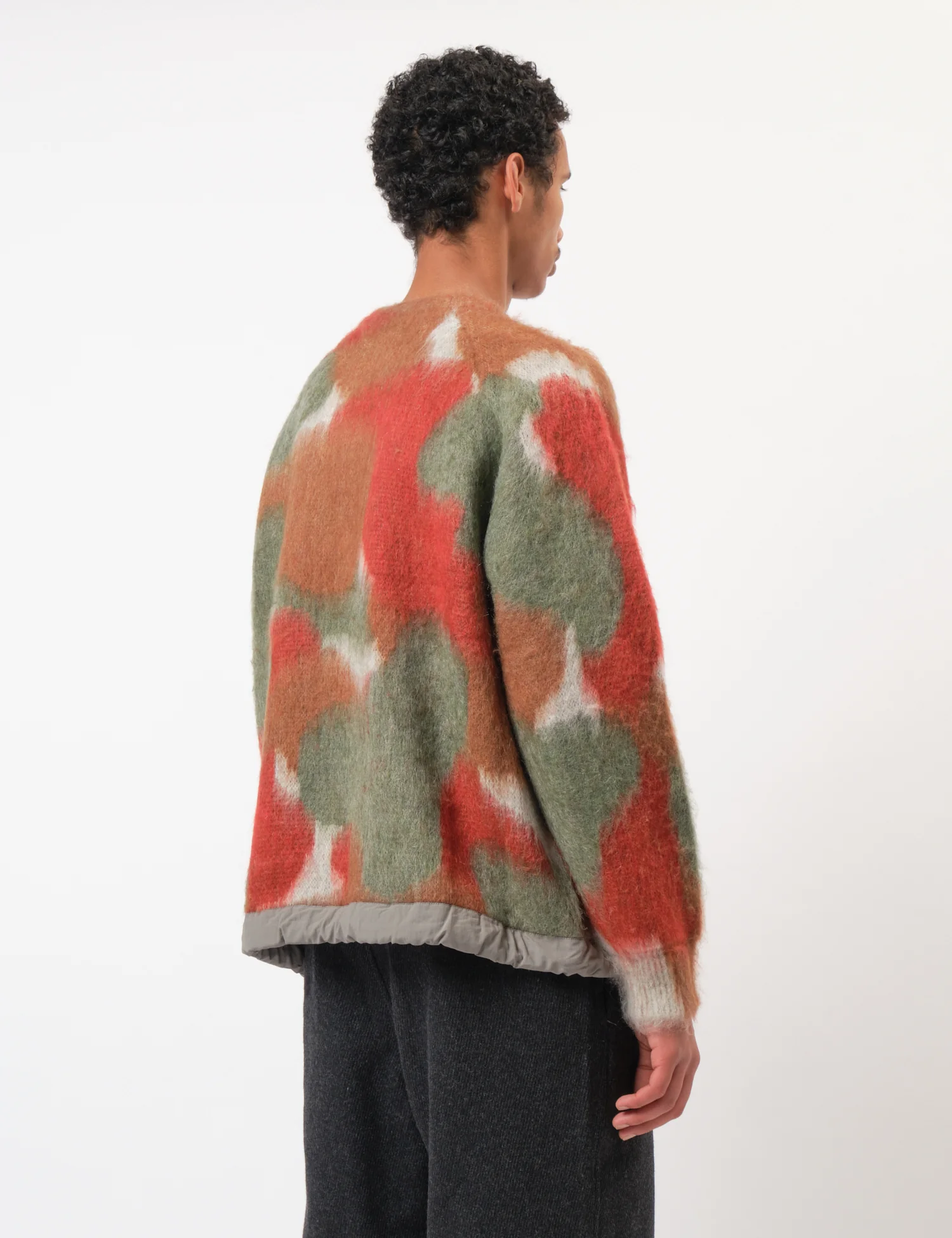 and Wander Mix Colour Shaggy Knit Sweater - Brown - Image 5