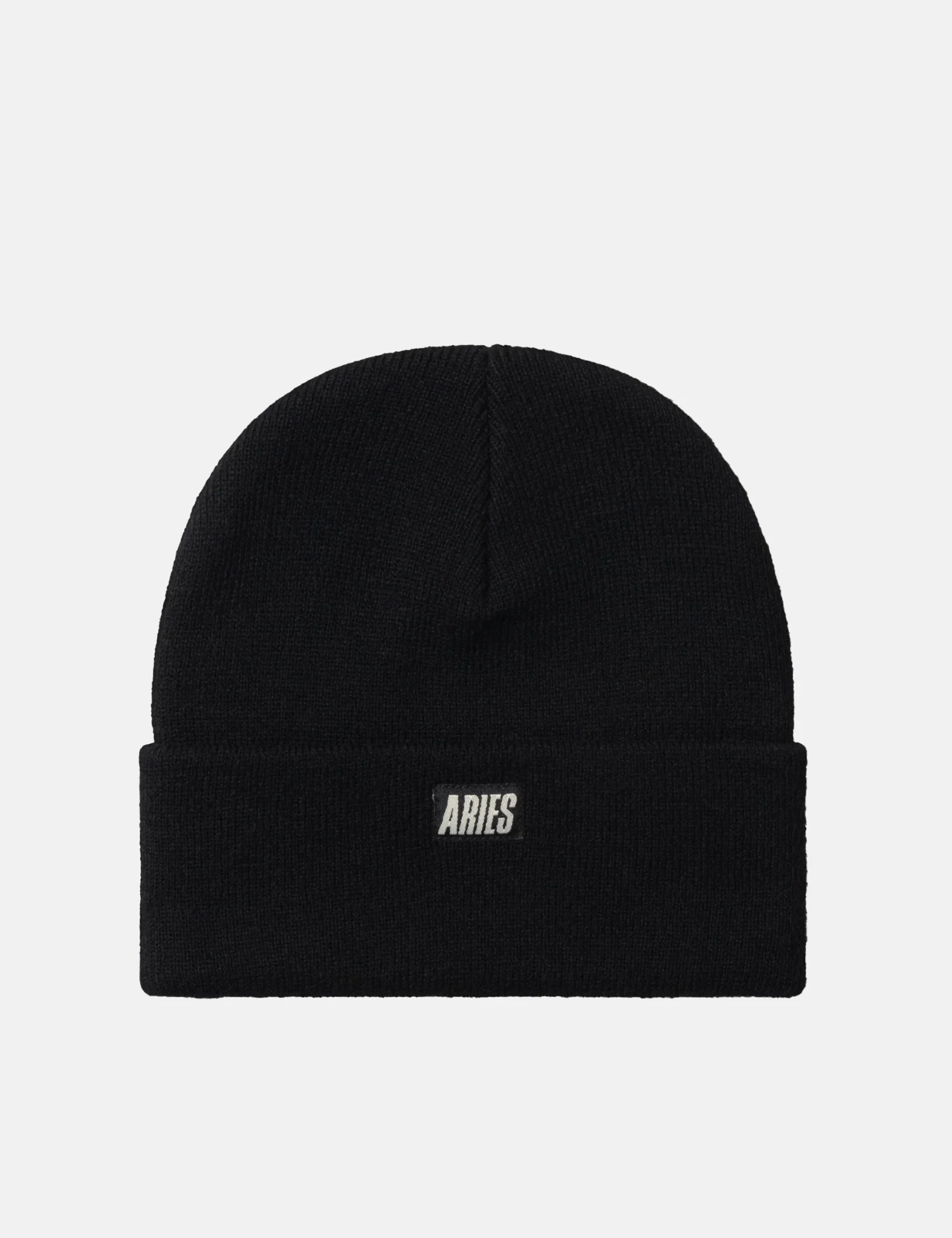 Aries Broken Column Beanie Hat - Black - Image 3