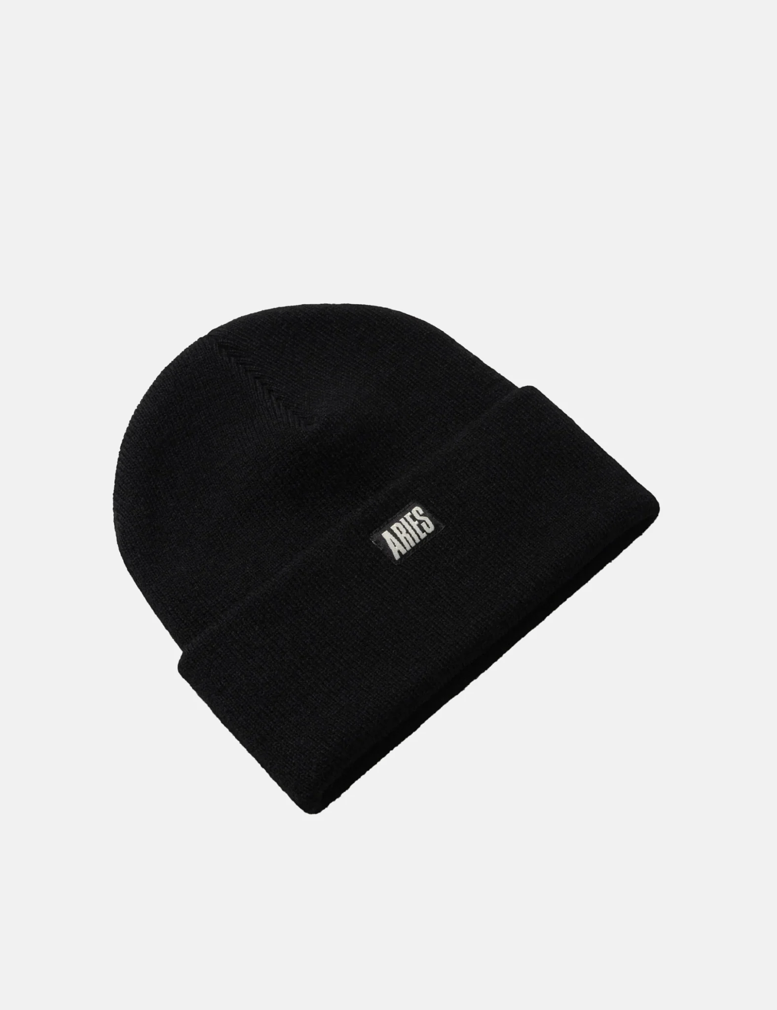Aries Broken Column Beanie Hat - Black - Image 5
