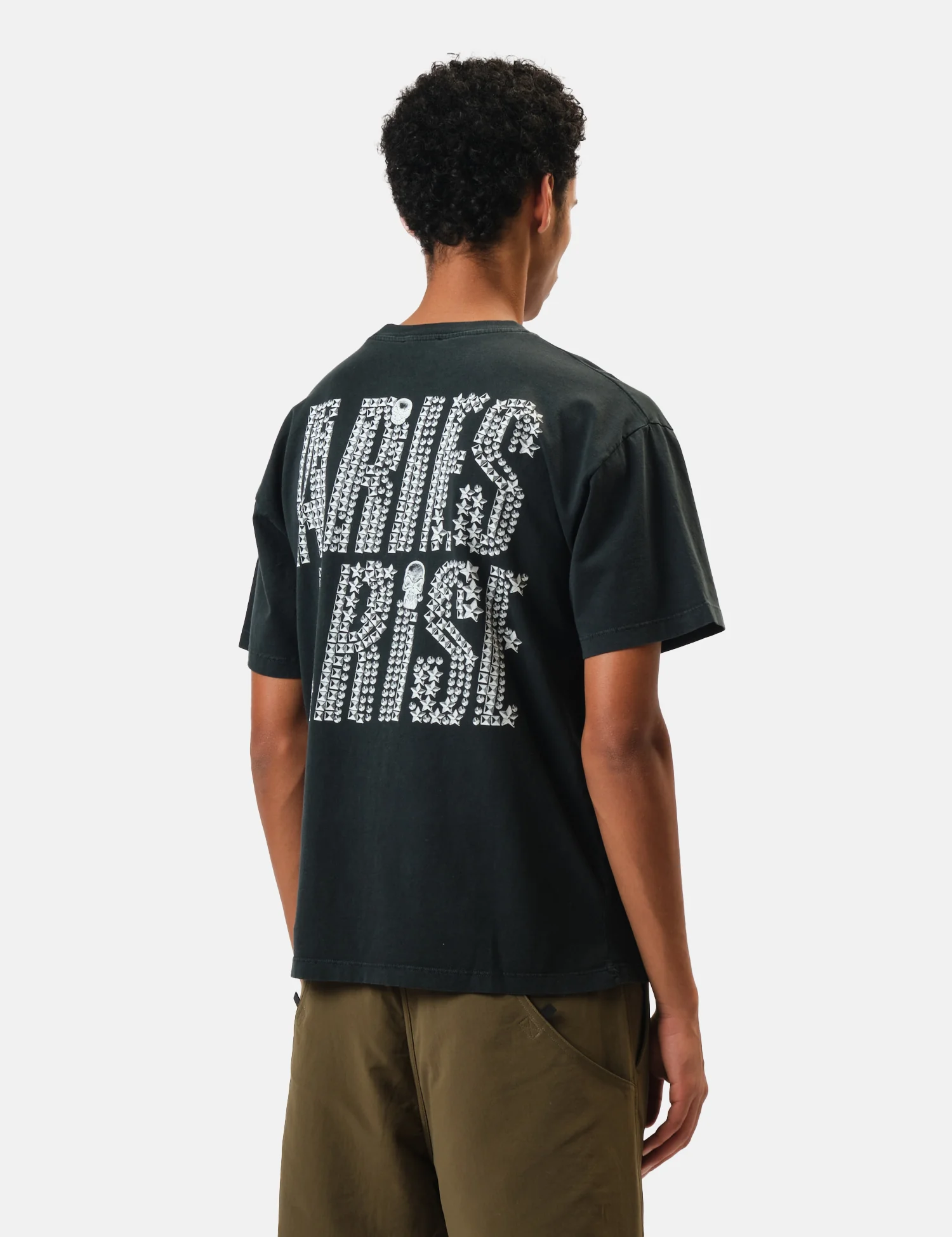 Aries Faded Studmeggedon T-Shirt - Black - Image 3