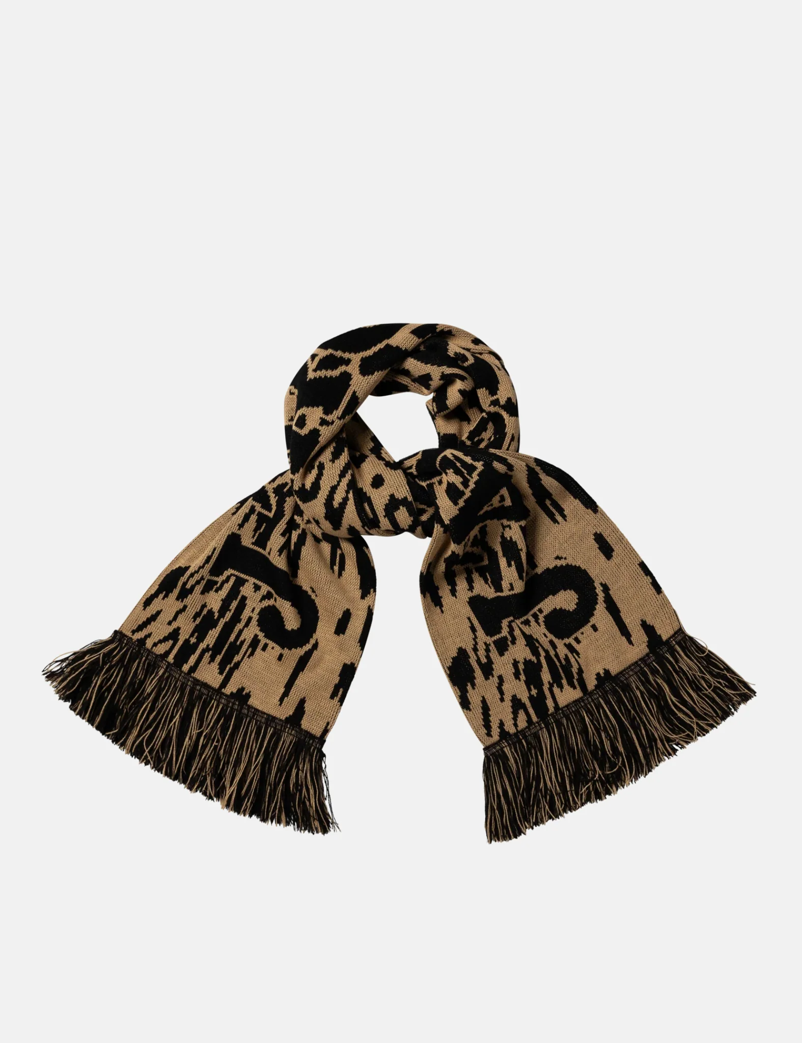 Aries J'Adoro Aries Leopard Scarf - Beige - Image 2