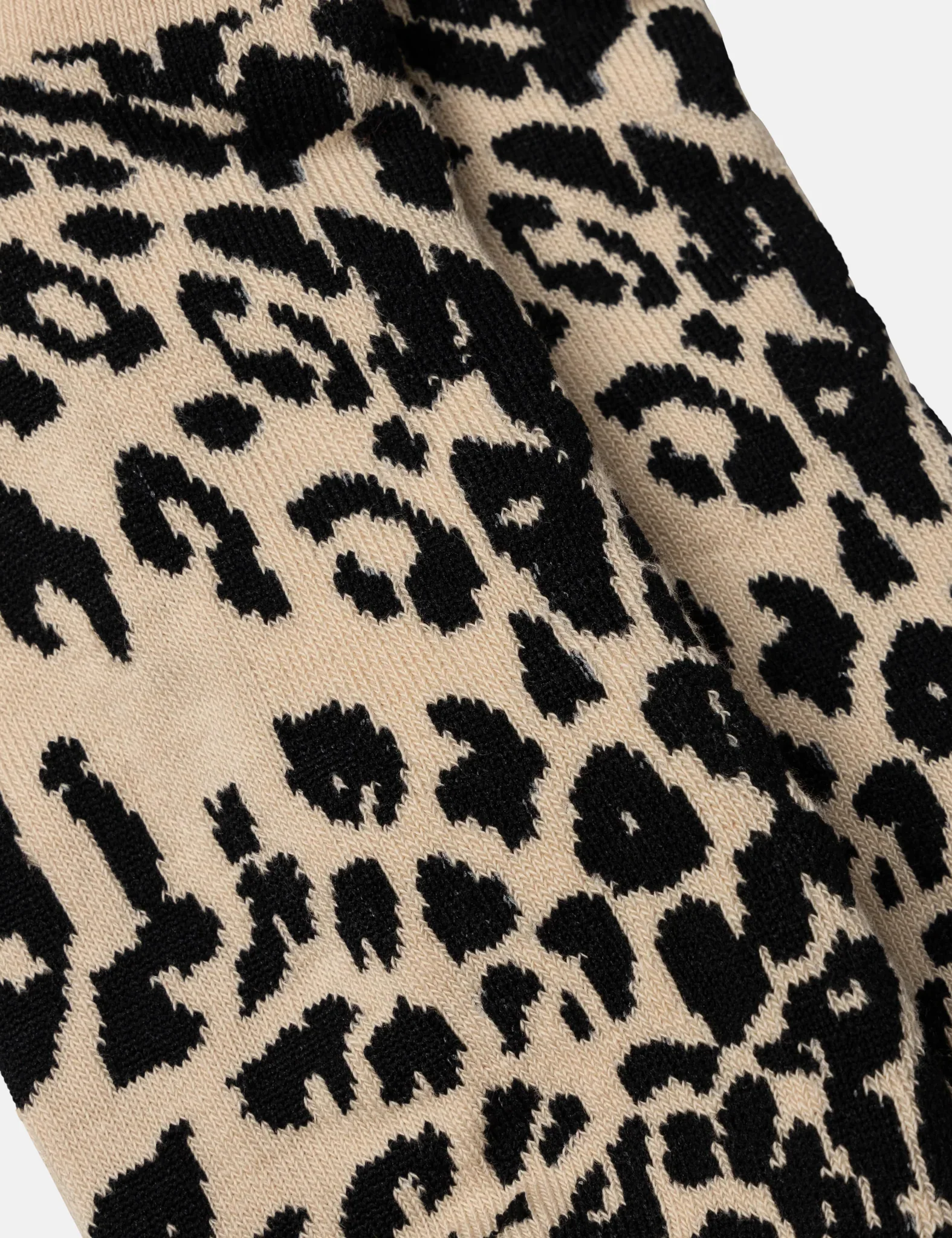 Aries J'adoro Aries Leopard Socks - Beige - Image 4