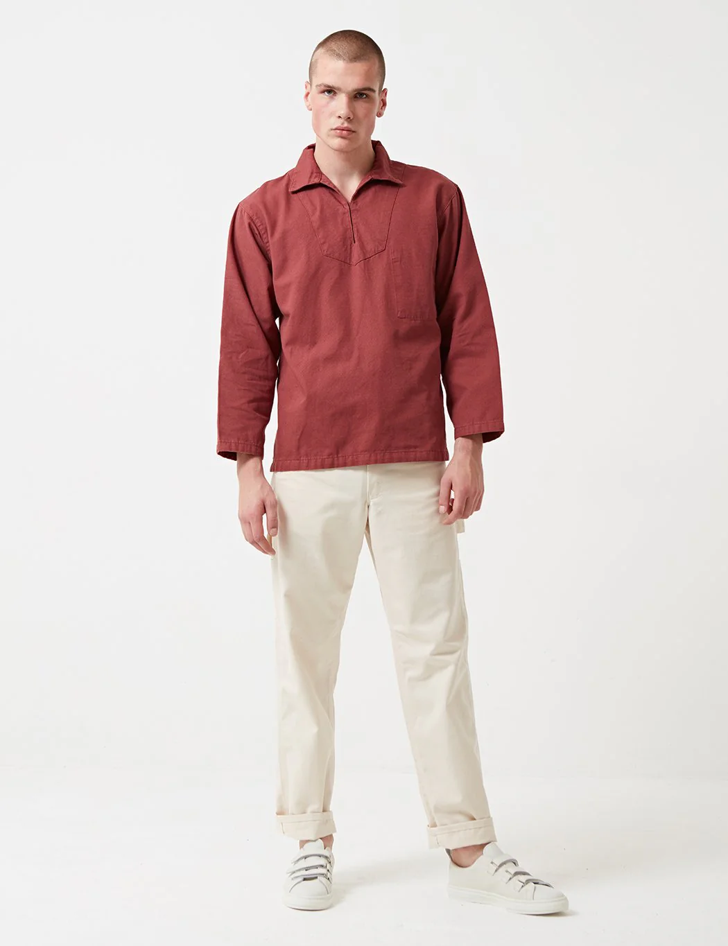 Armor Lux Heritage Smock Jacket - Rust - Image 3