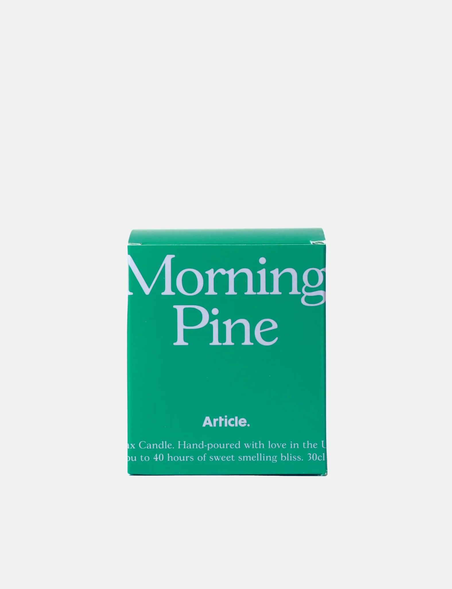 Article. Soy Candle UK Hand Poured - Morning Pine - Image 4