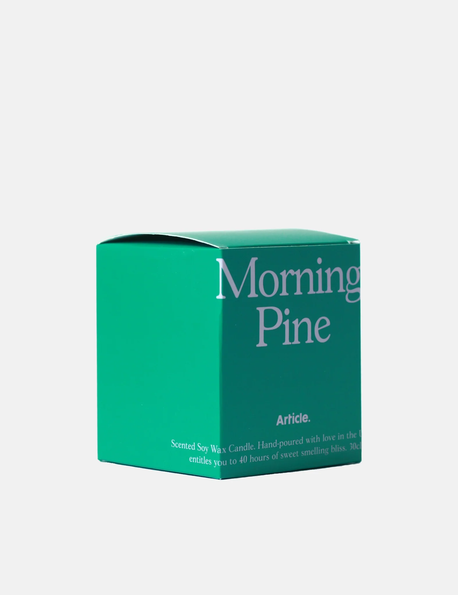 Article. Soy Candle UK Hand Poured - Morning Pine - Image 5