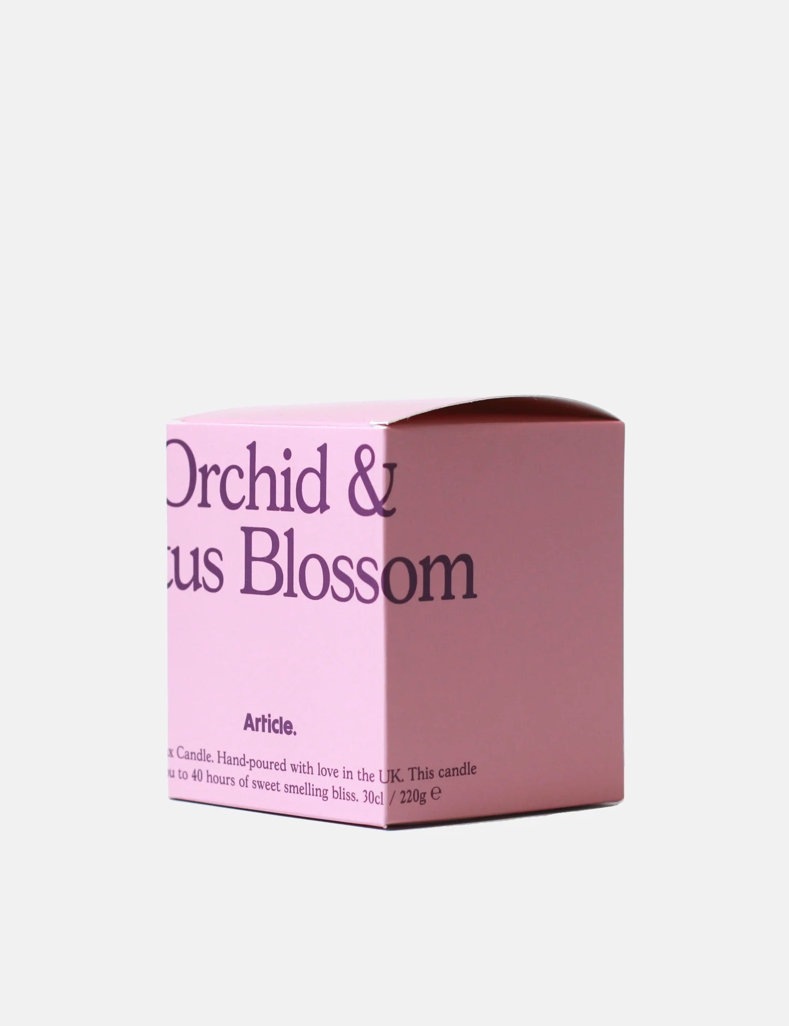 Article. Soy Candle UK Hand Poured - Orchid & Lotus - Image 3