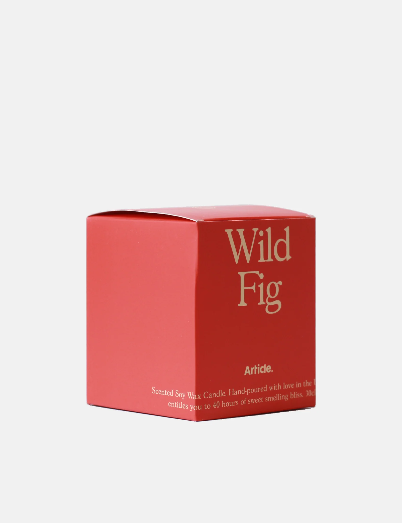 Article. Soy Candle UK Hand Poured - Wild Fig - Image 4