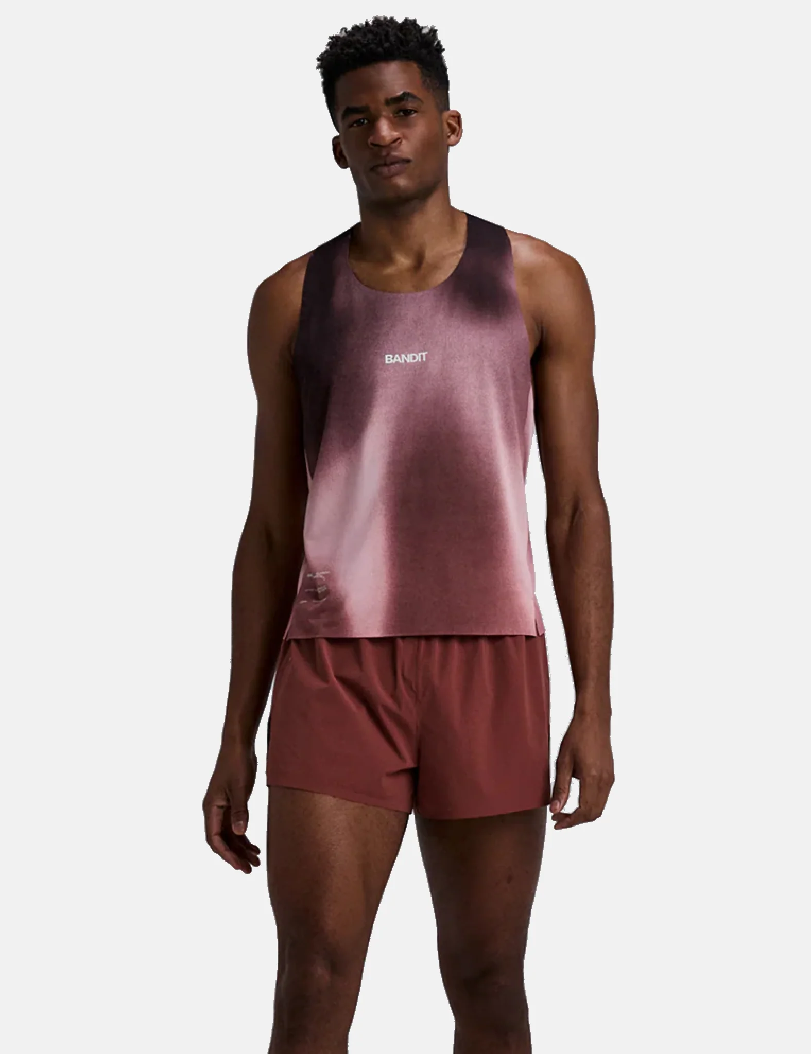 Bandit Men's Vento Next Gen 3" Split Shorts - Mahogany Brown - Image 4