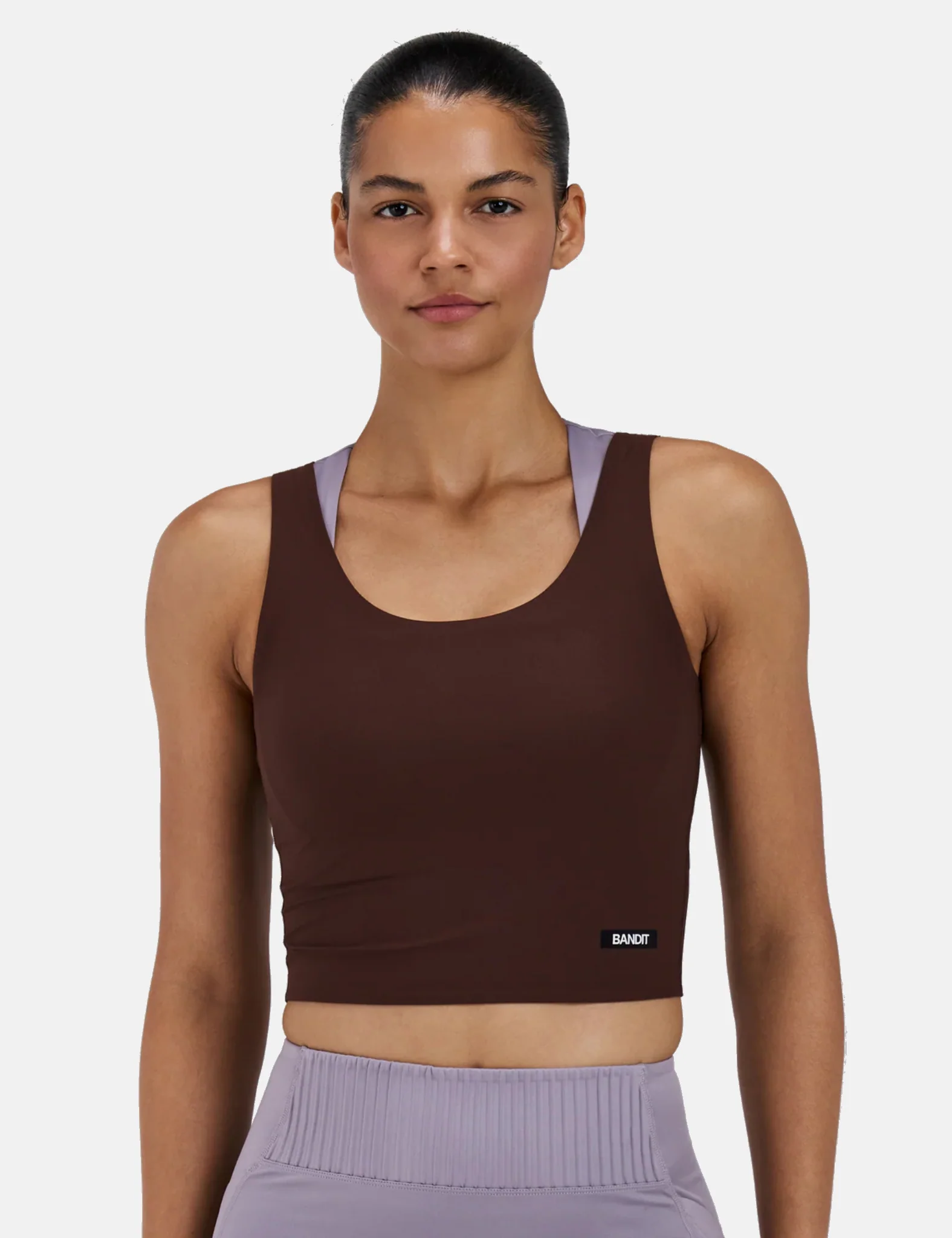 Bandit Women's Adapto Scoopneck Distance Tank - Cacao Brown - Image 3