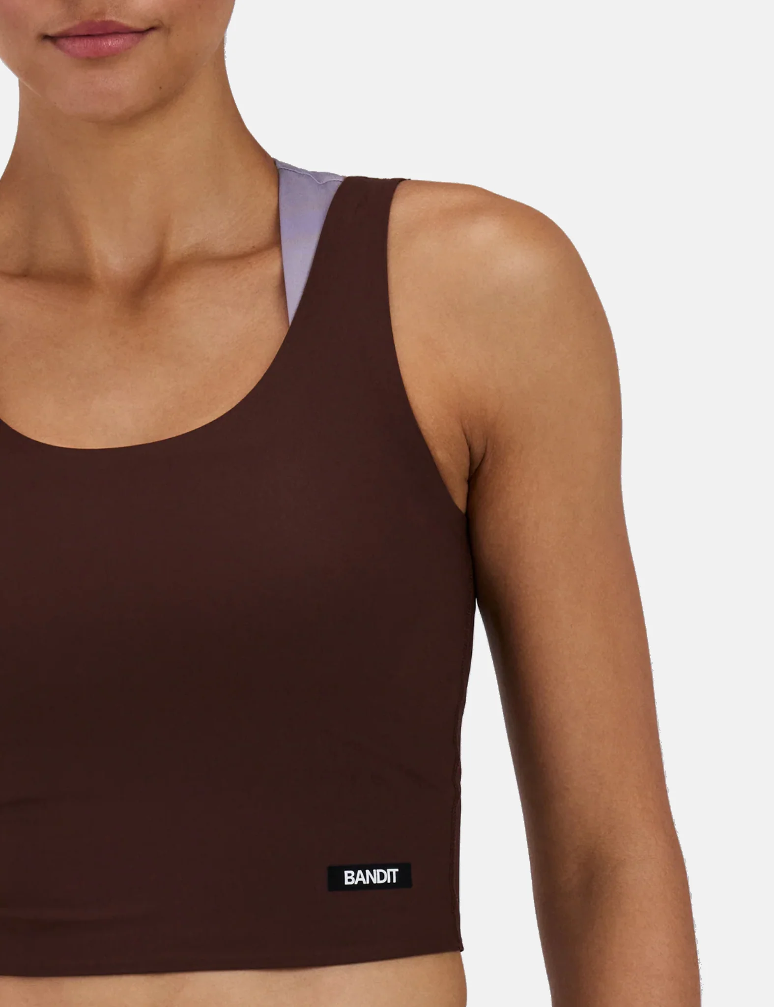 Bandit Women's Adapto Scoopneck Distance Tank - Cacao Brown - Image 4