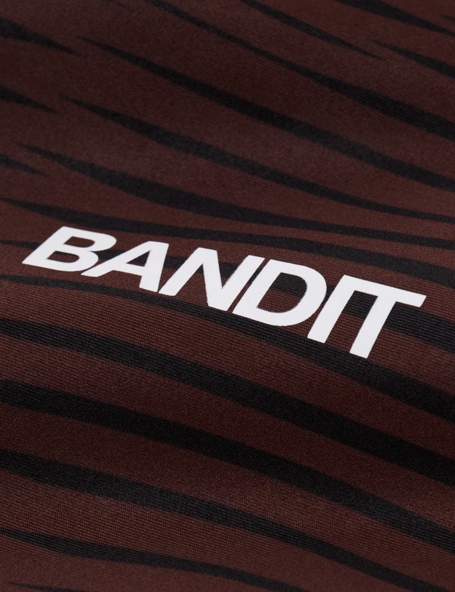 Bandit Women's Stamina Race Crop Top (Organic Stripe) - Cacao Brown - Image 4