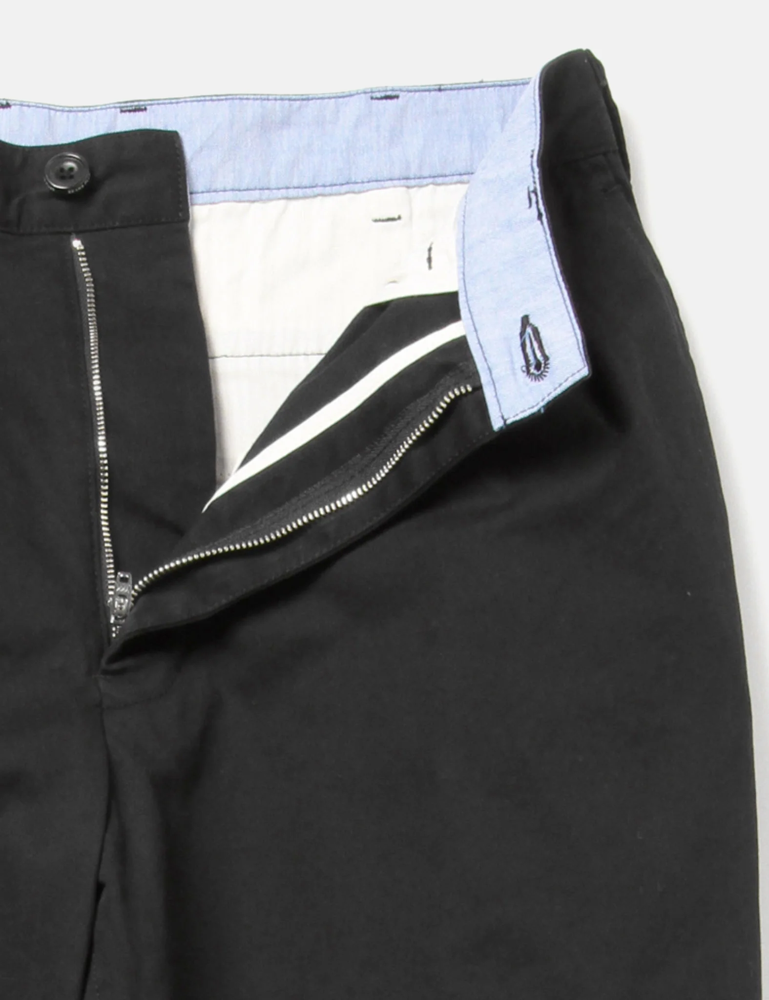 Beams Plus 2 Pleat Twill Trousers - Black - Image 11