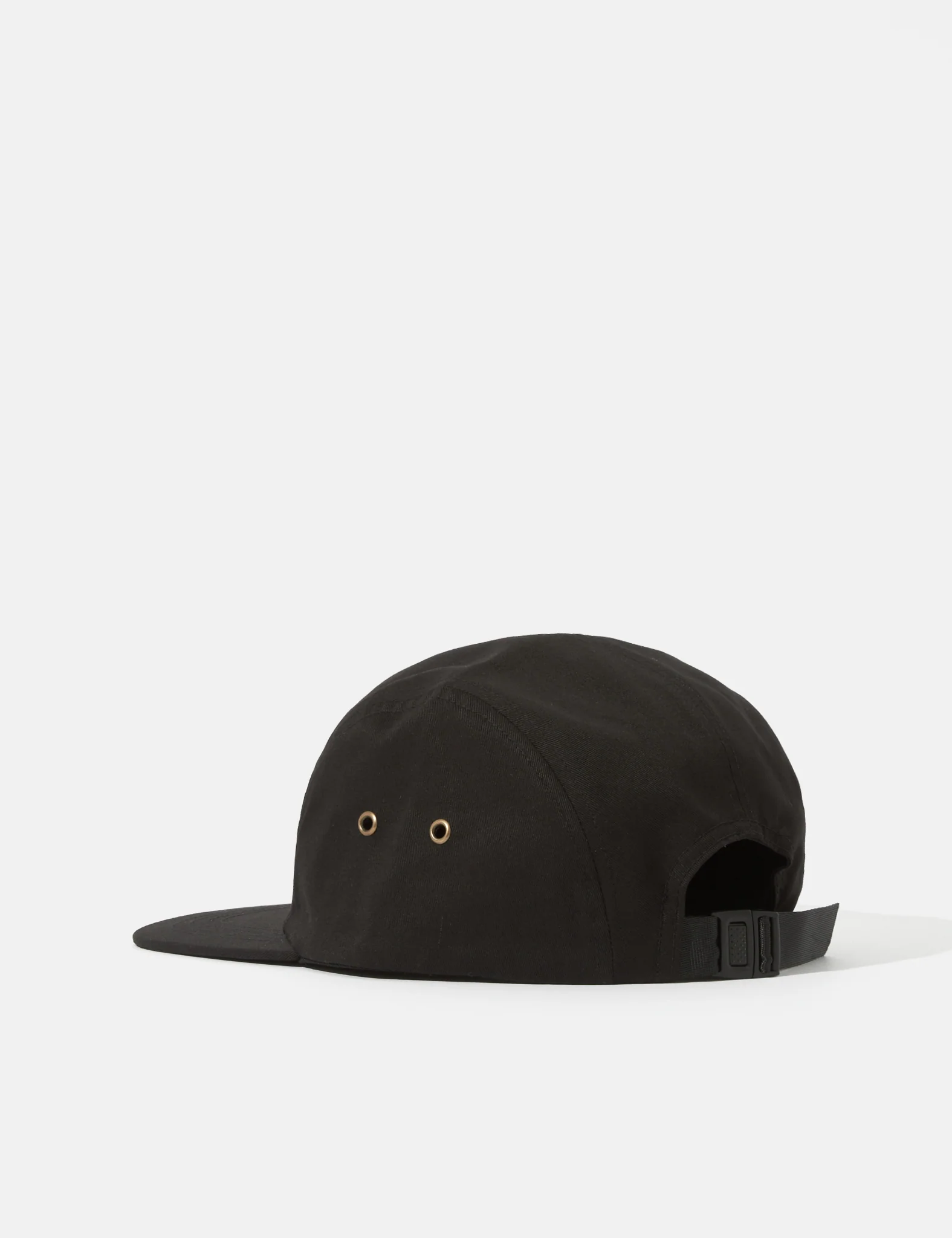 Bhode 5-Panel Cap (Cotton Twill) - Black - Image 4