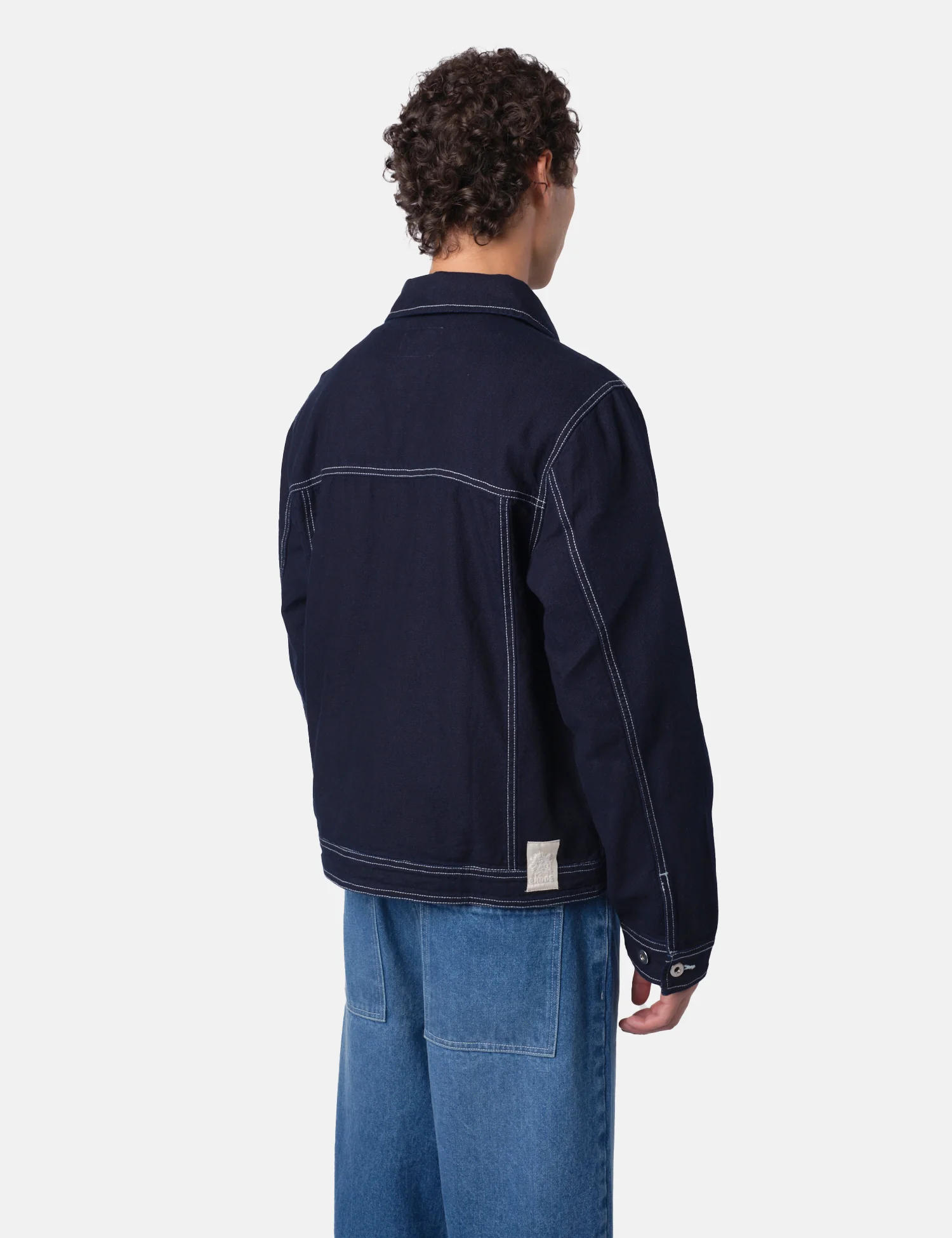 Bhode Denim Jacket - Dark Indigo Blue - Image 5