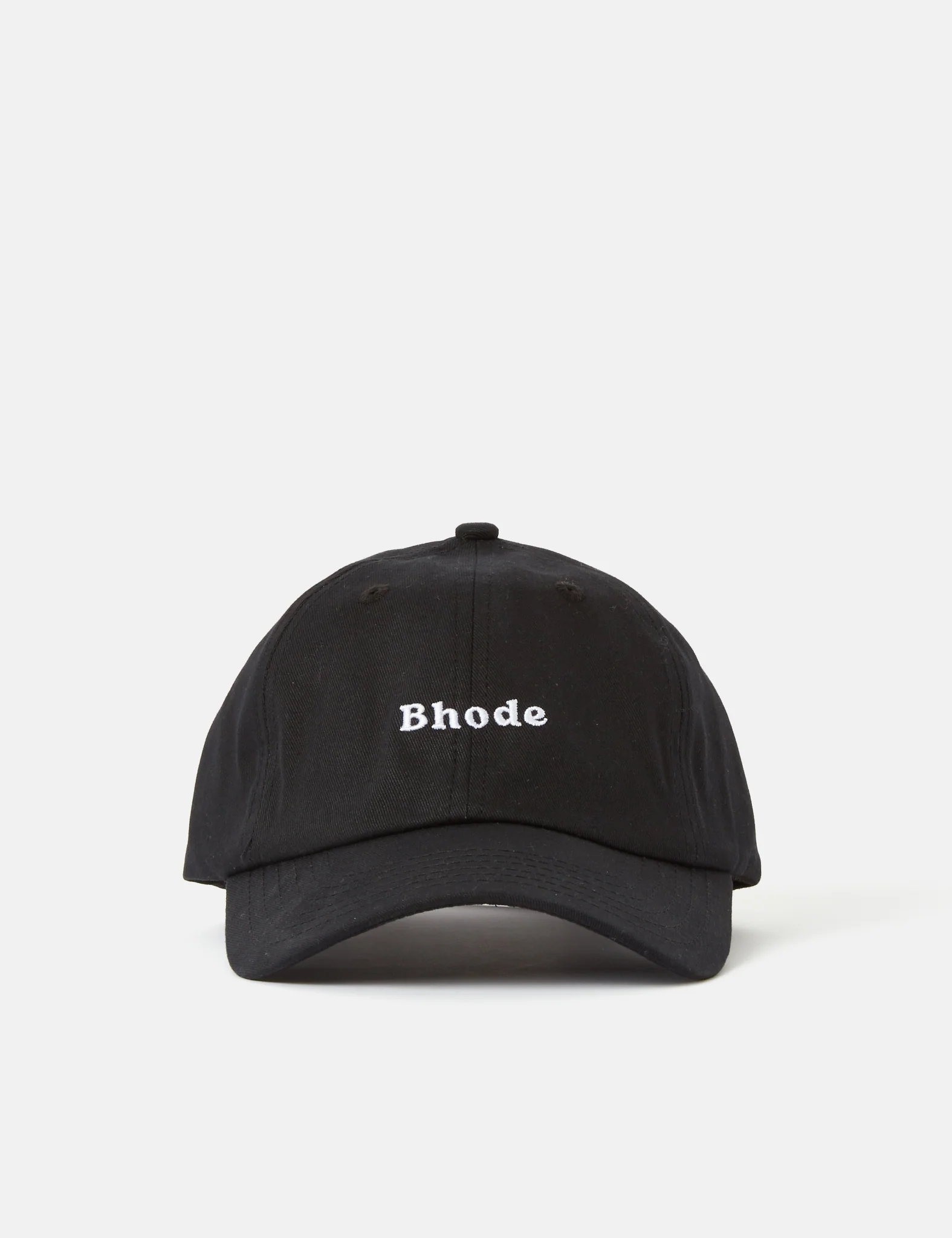 Bhode Embroidered Script Baseball Cap - Black - Image 3