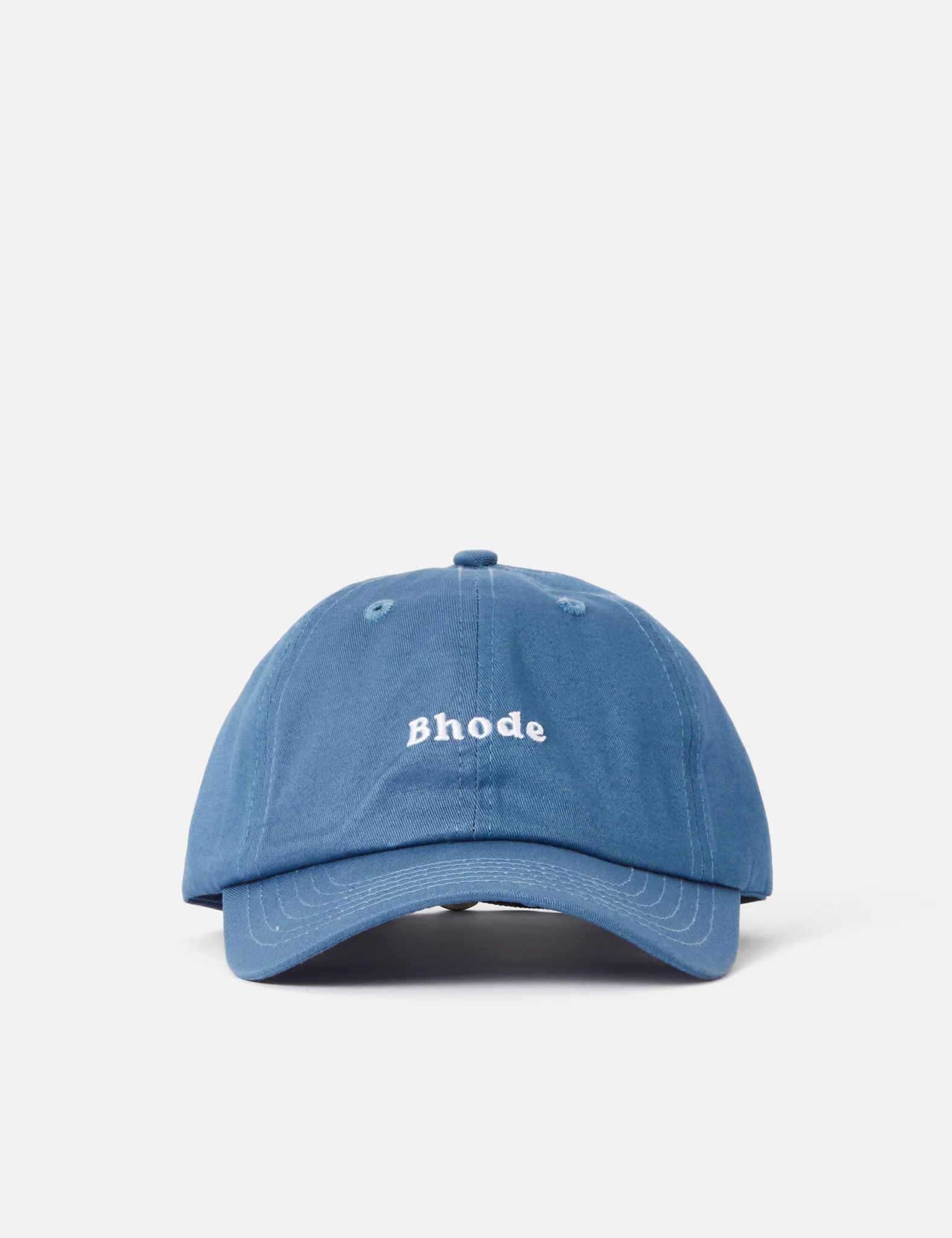 Bhode Embroidered Script Baseball Cap - Storm Blue - Image 3