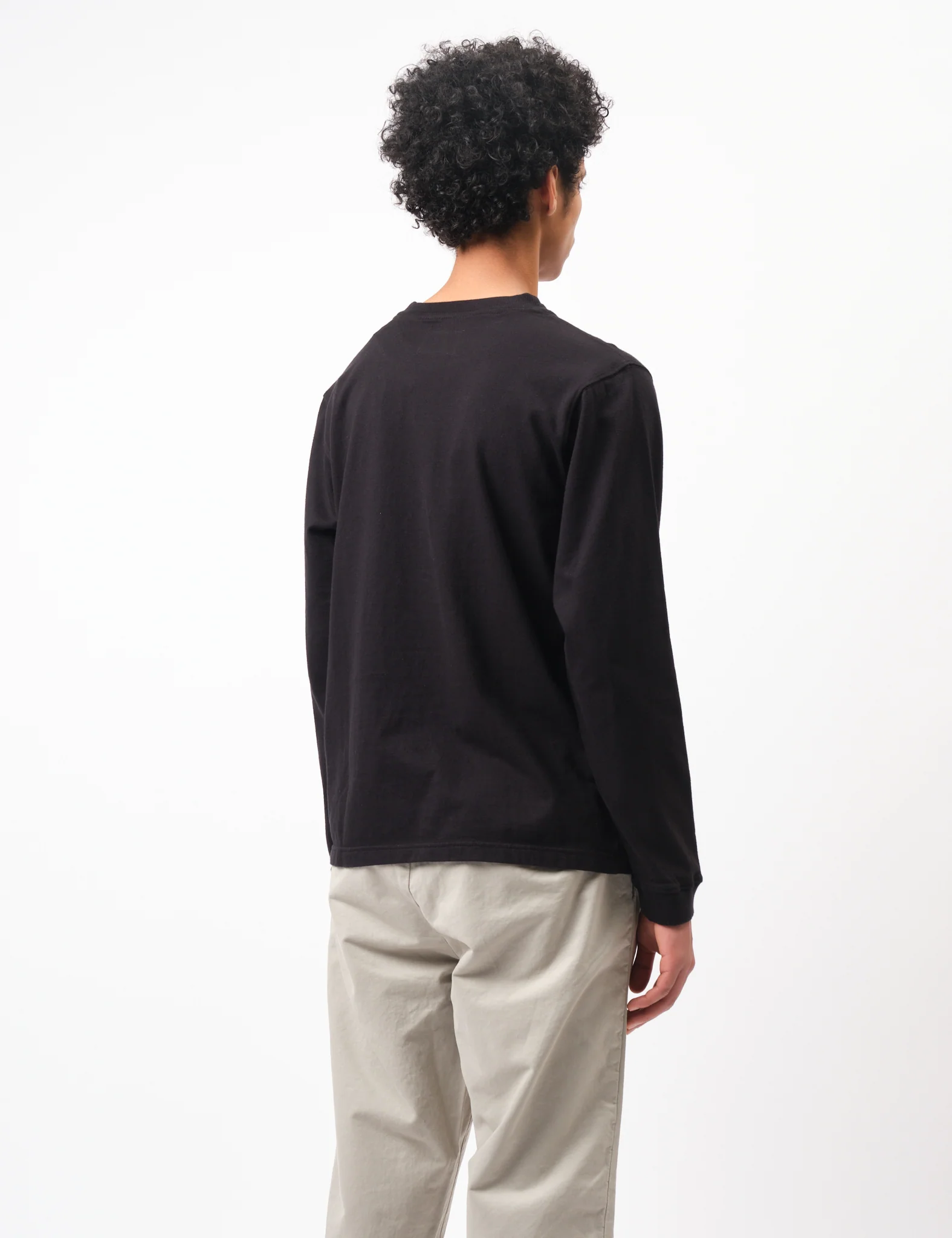 Bhode Everyday Long Sleeve Jersey 300gsm - Washed Black - Image 4