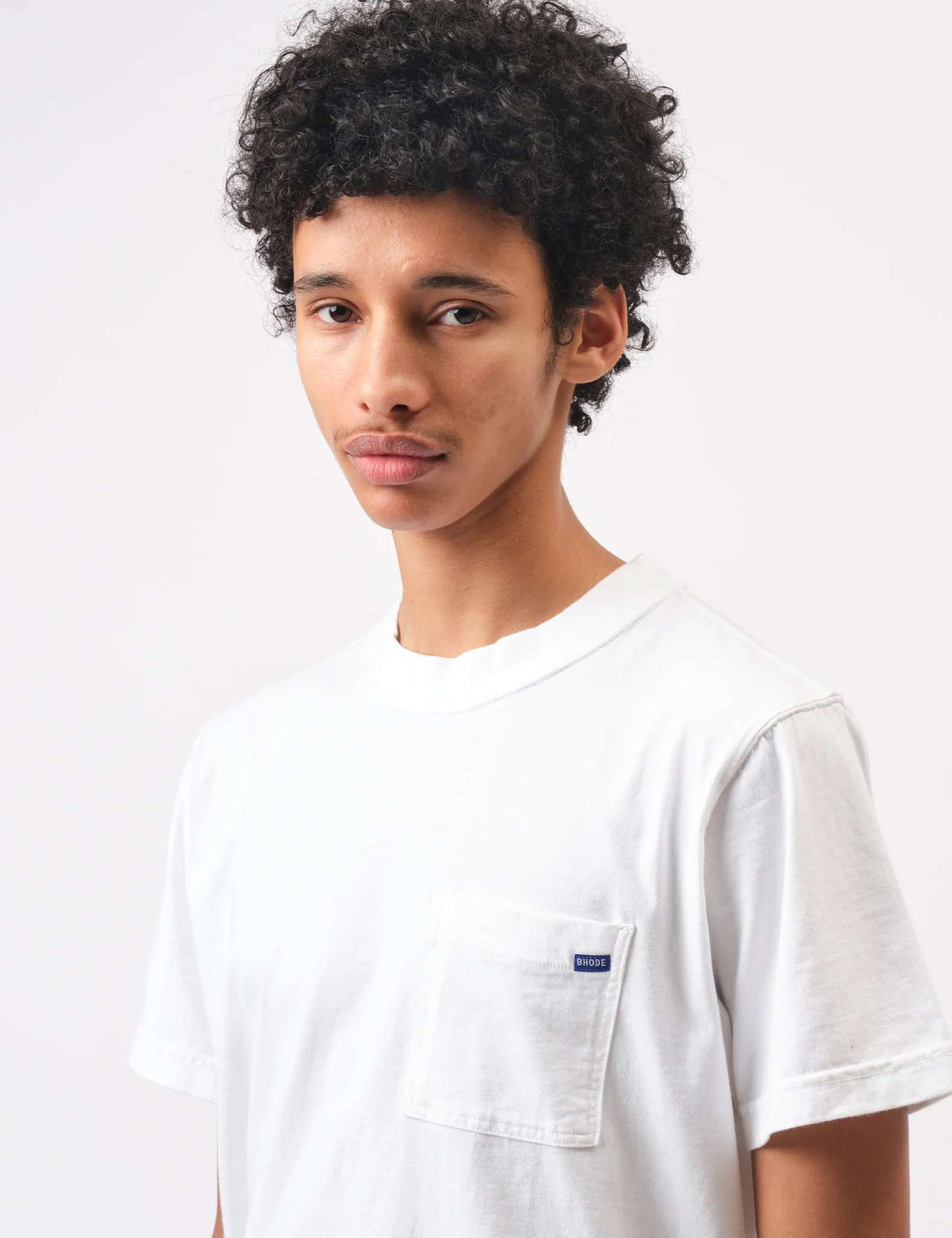 Bhode Everyday Pocket T-Shirt - White - Image 2