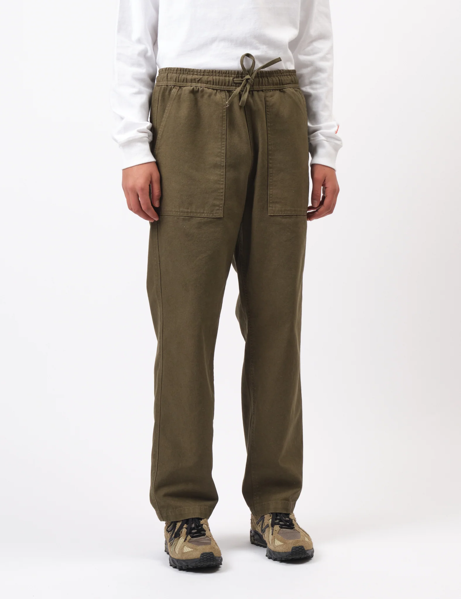 Bhode Fatigue Pant Canvas - Burnt Olive Green - Image 4