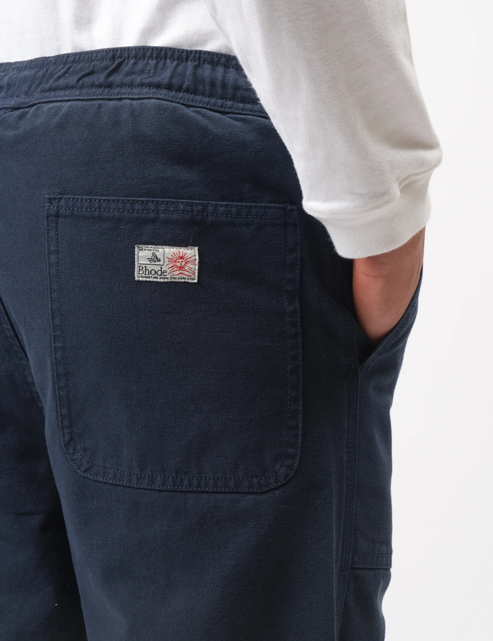 Bhode Fatigue Pant Canvas - Midnight Navy - Image 3