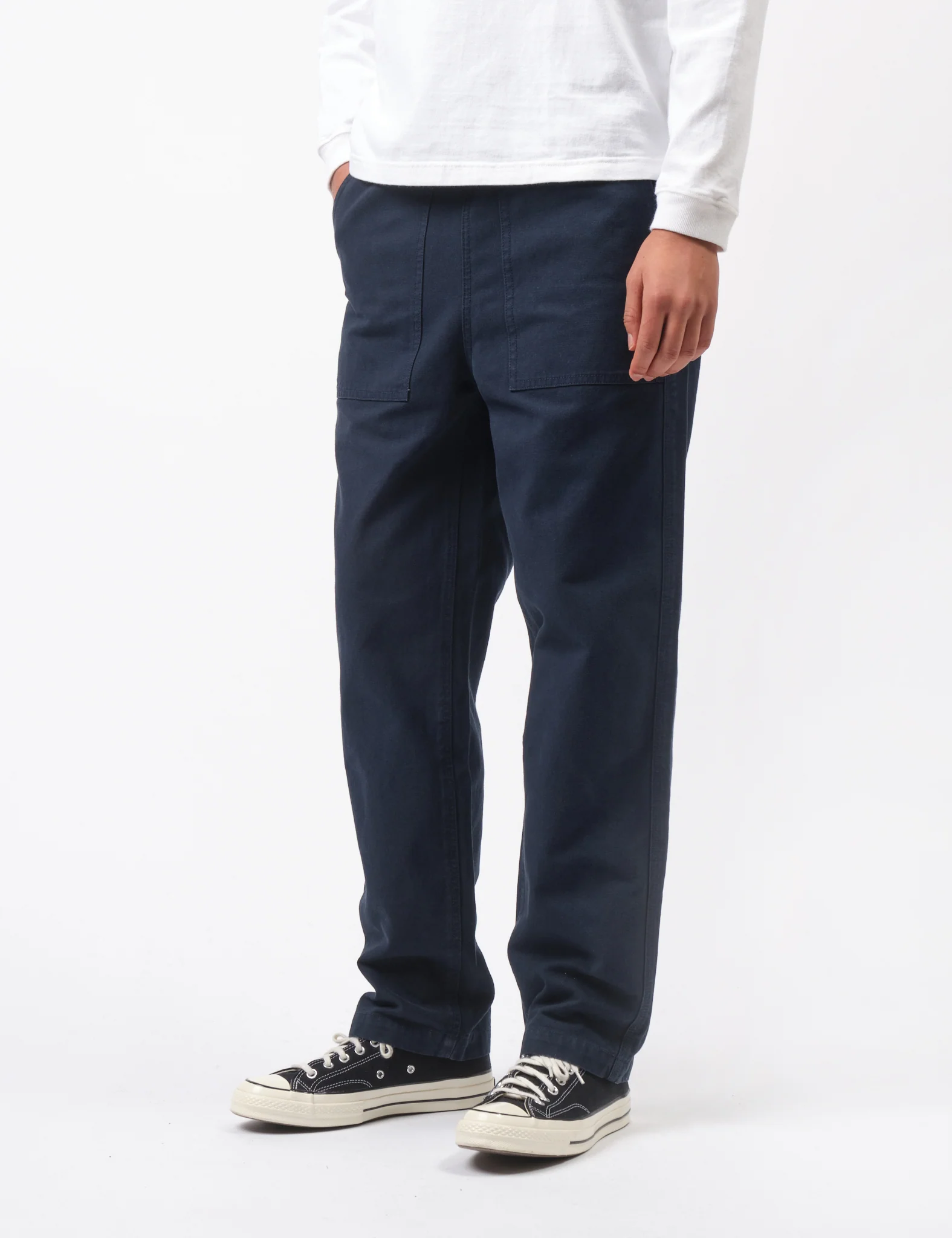 Bhode Fatigue Pant Canvas - Midnight Navy - Image 5