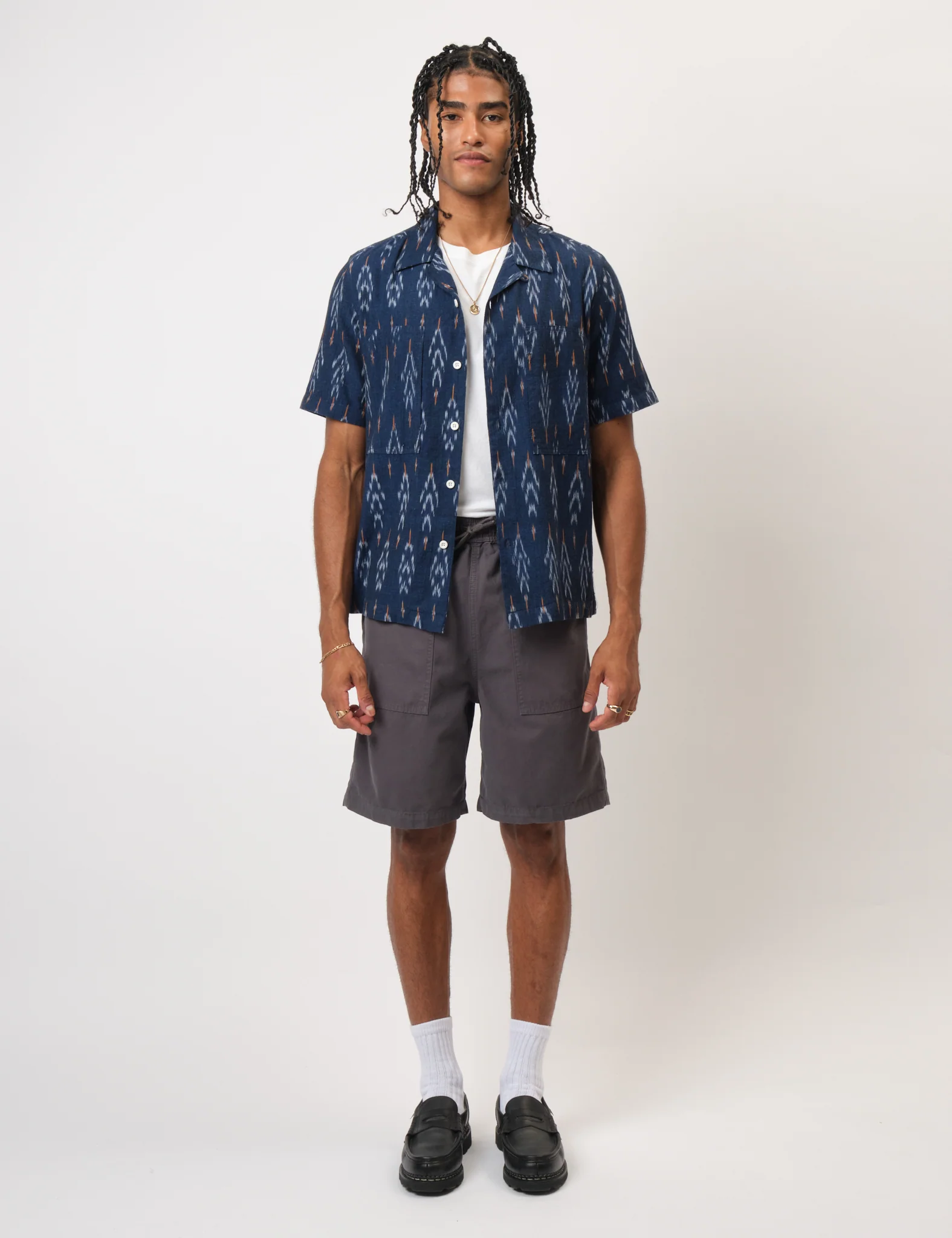 Bhode Fatigue Shorts (Duck Canvas) - Anthracite Grey - Image 6