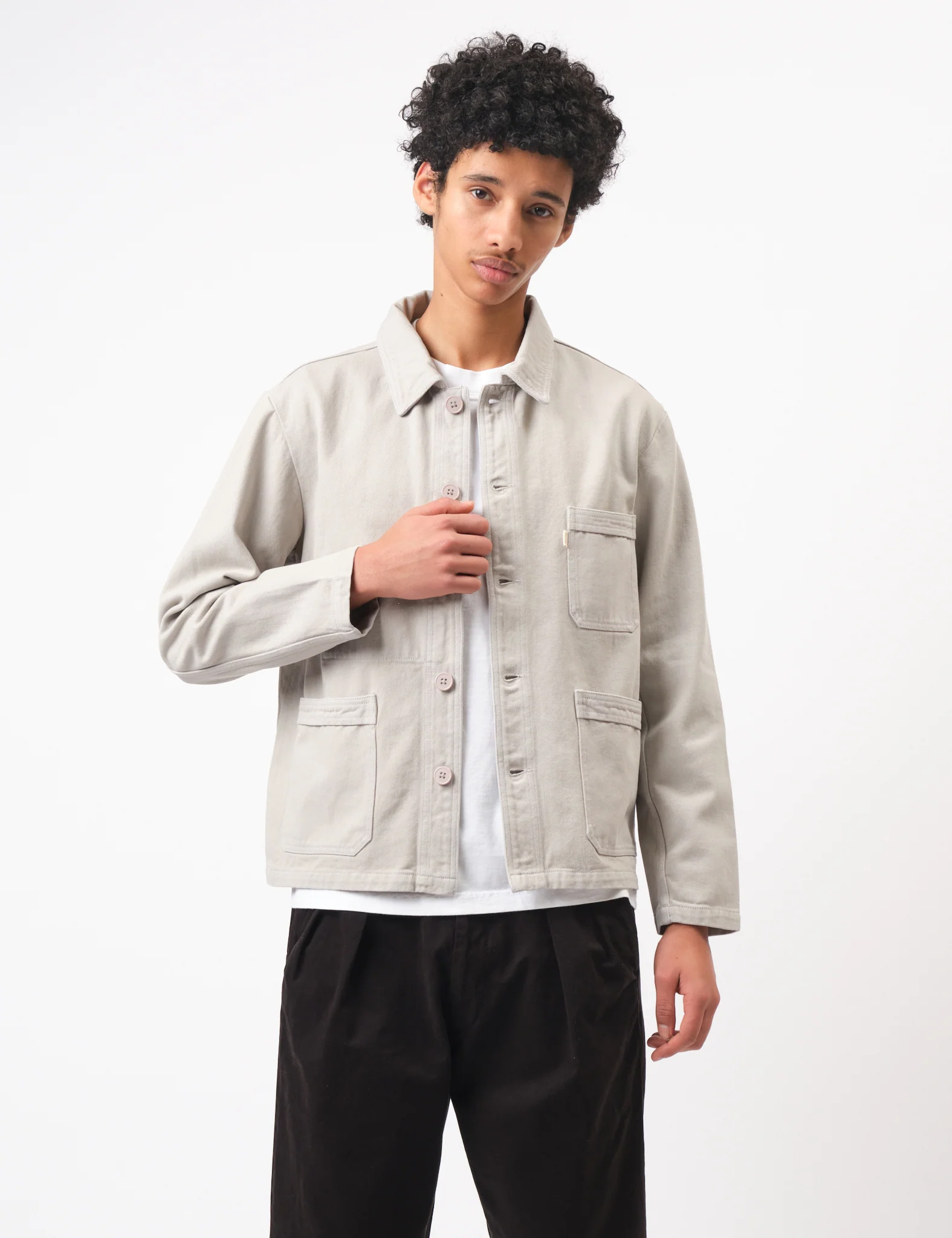 Bhode French Chore Jacket Mk.II - Cornish Stone - Image 6