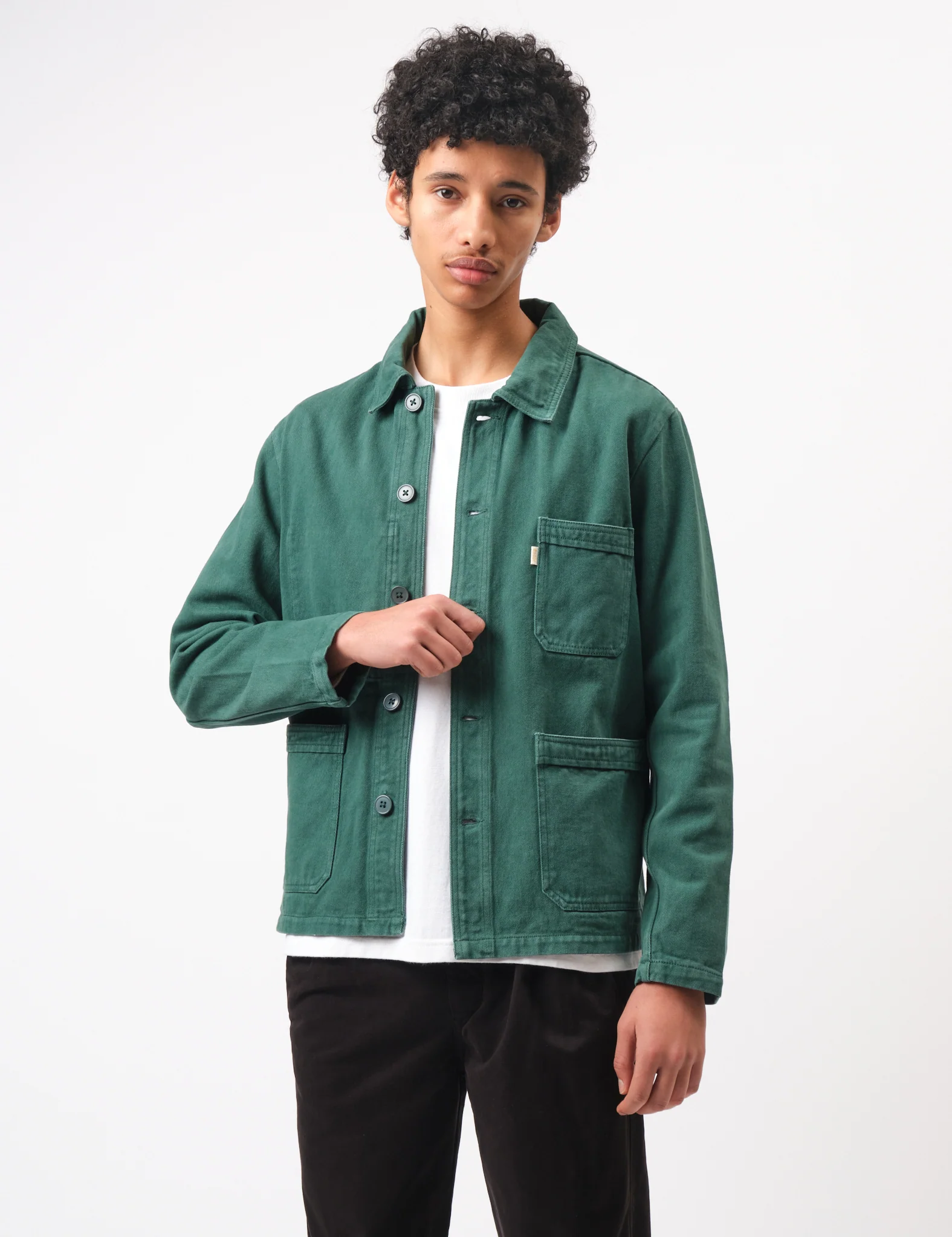 Bhode French Chore Jacket Mk.II - Ever Green - Image 6