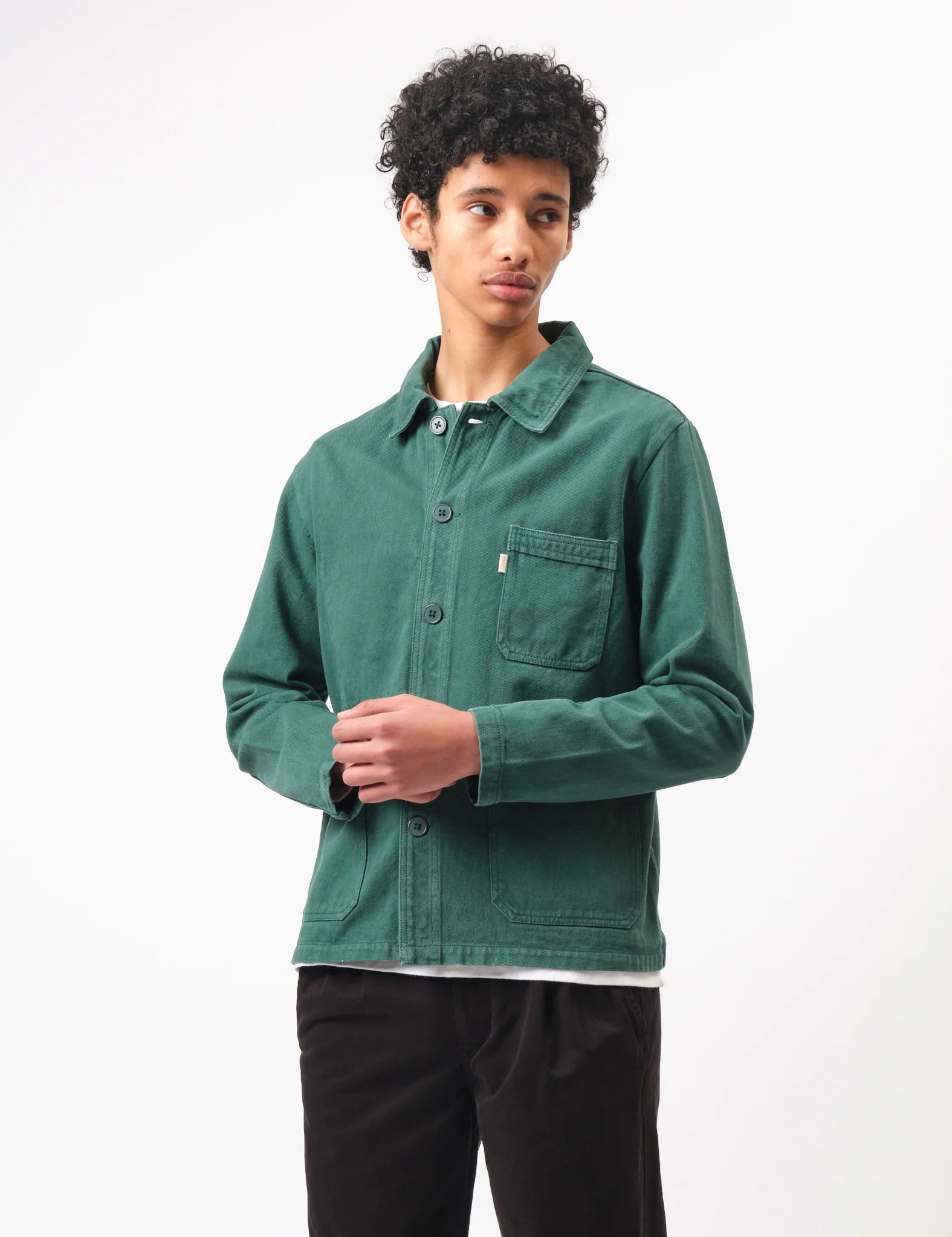 Bhode French Chore Jacket Mk.II - Ever Green - Image 8