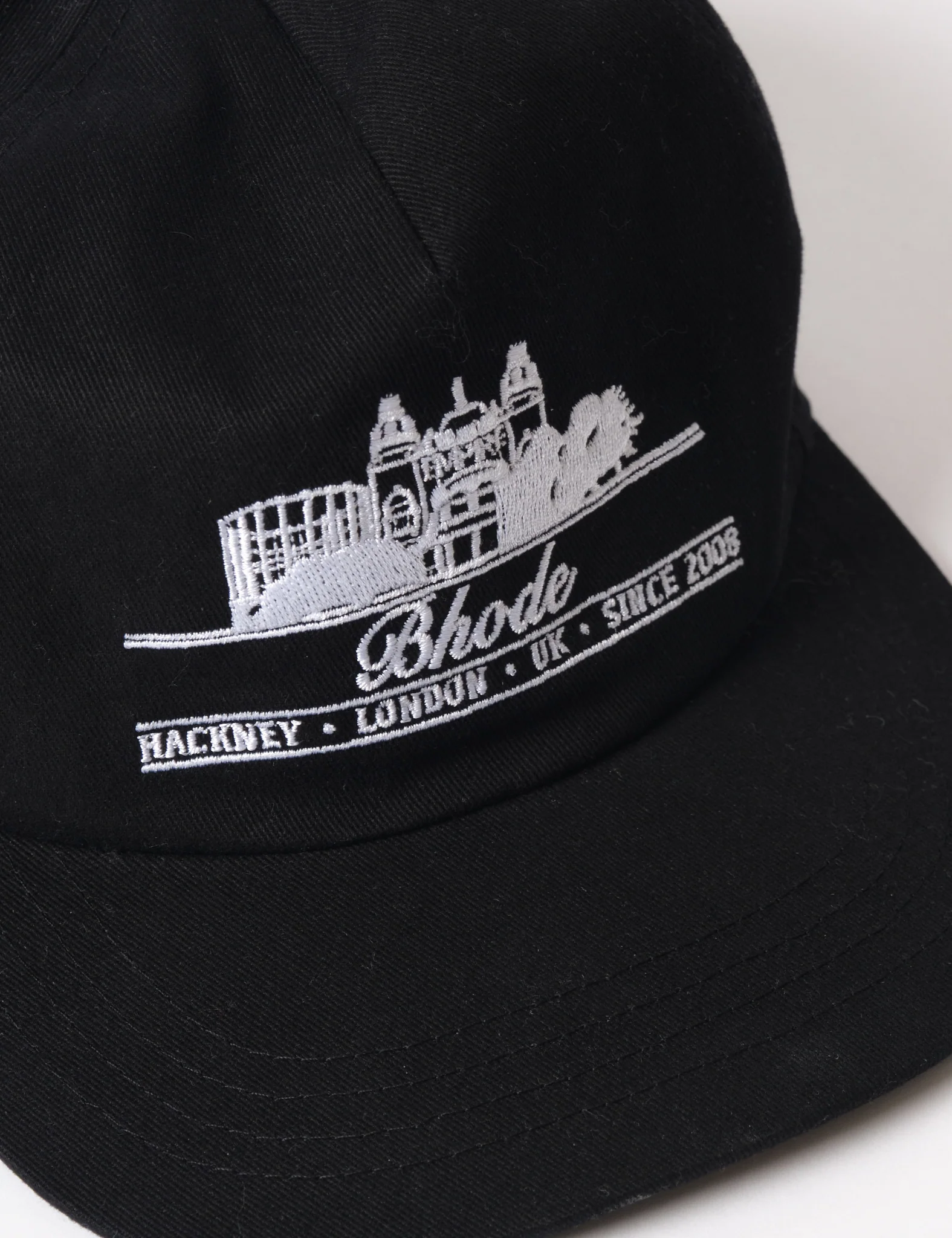 Bhode Hackney 5-Panel Cap - Black - Image 4