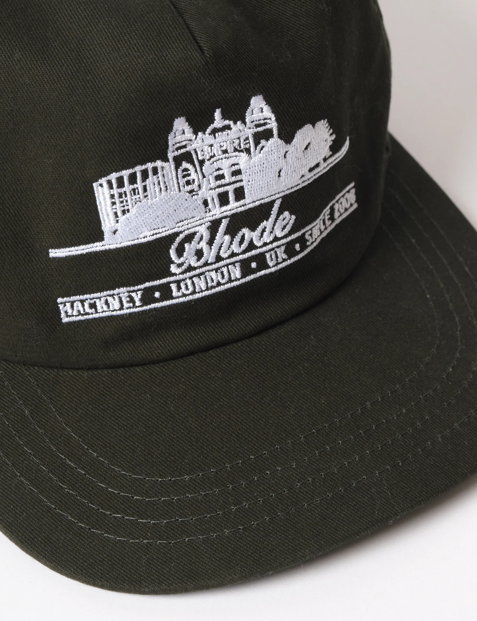 Bhode Hackney 5-Panel Cap - Forest Green - Image 3
