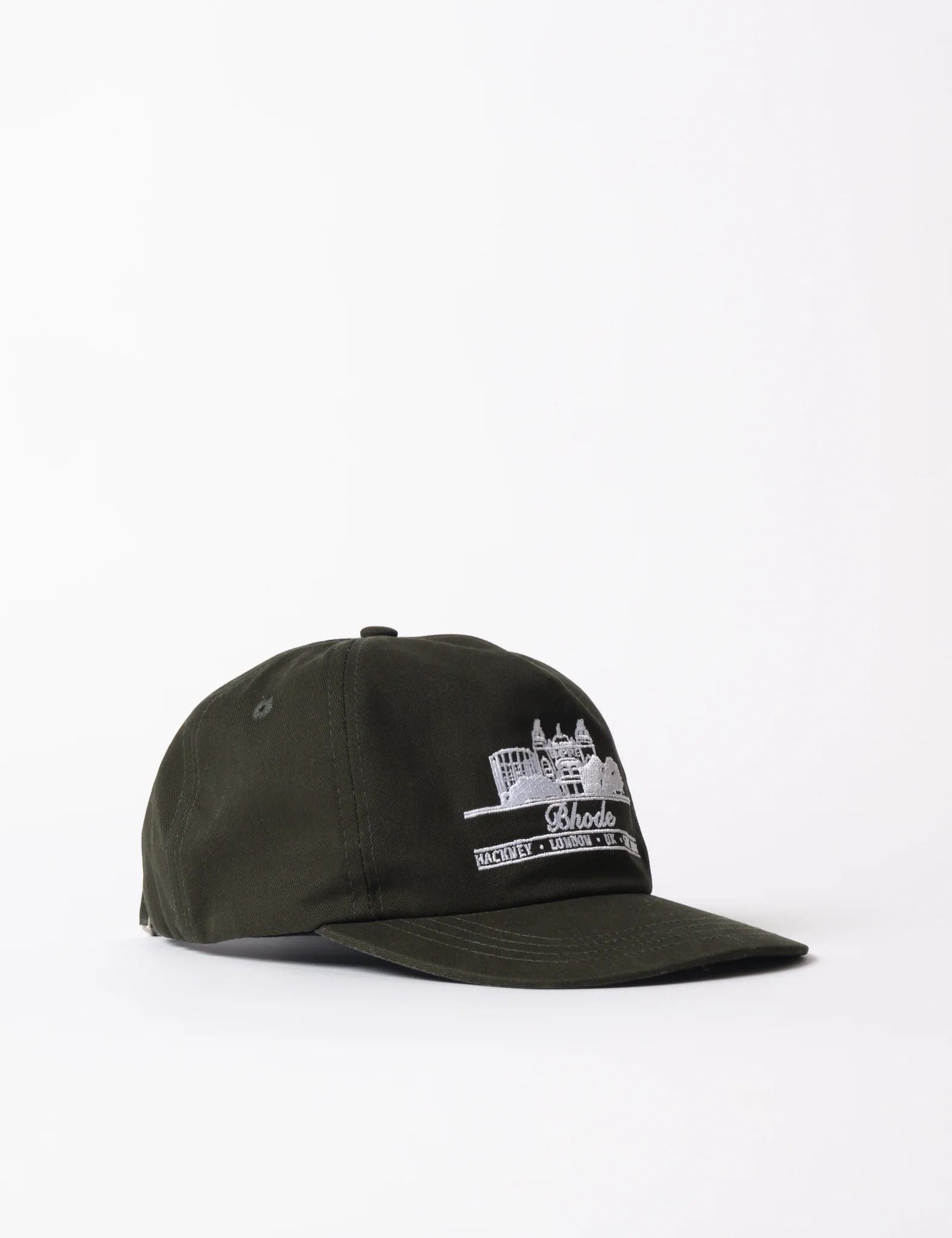 Bhode Hackney 5-Panel Cap - Forest Green - Image 8