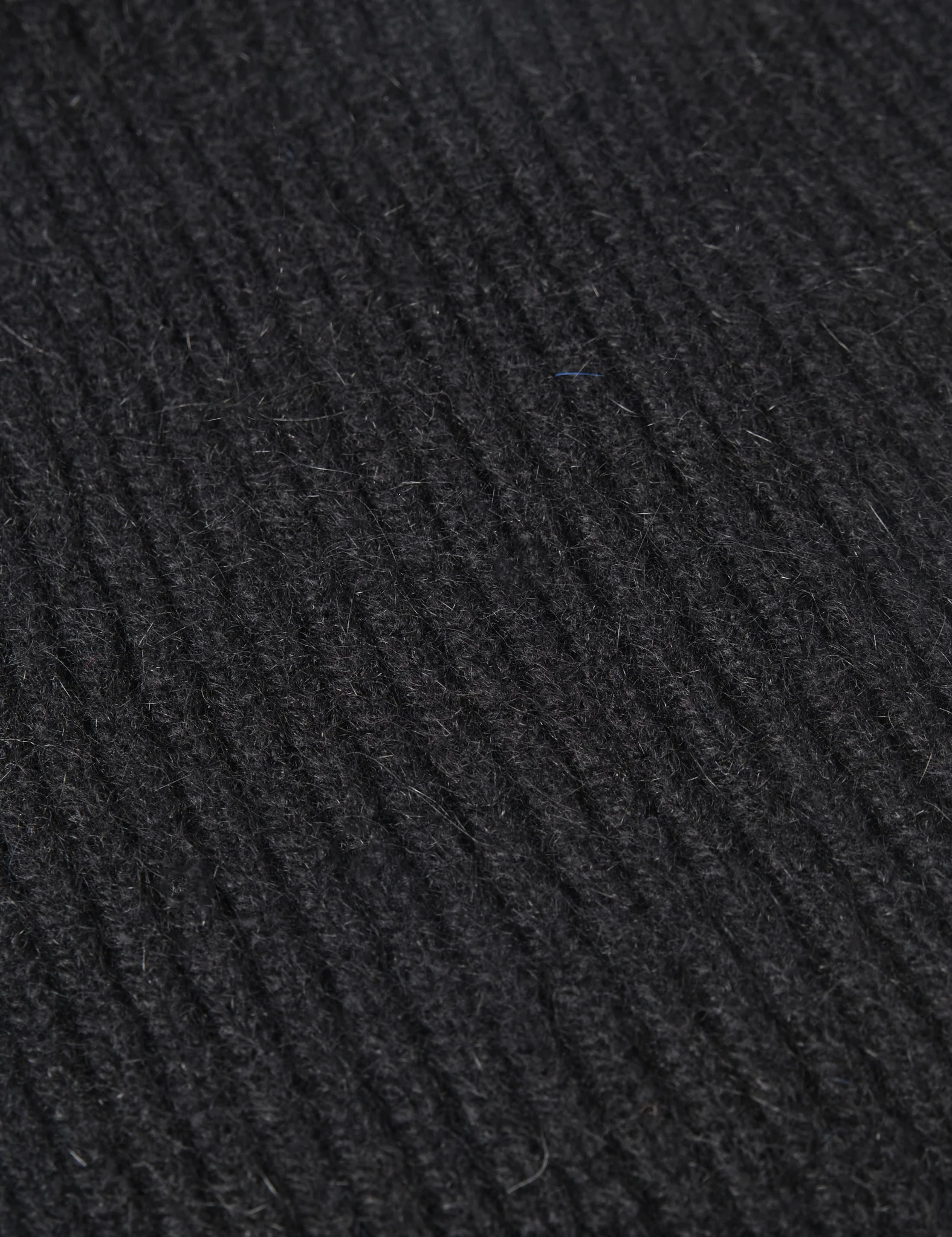 Bhode Hawick Geelongora Beanie Hat (Knitted in Scotland) - Black - Image 3