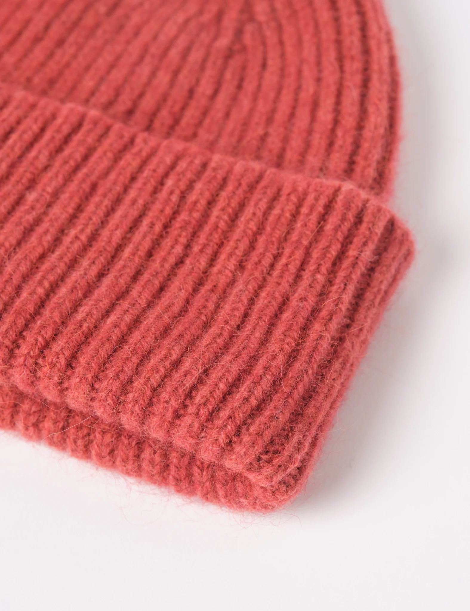 Bhode Hawick Geelongora Beanie Hat (Knitted in Scotland) - Russet - Image 2