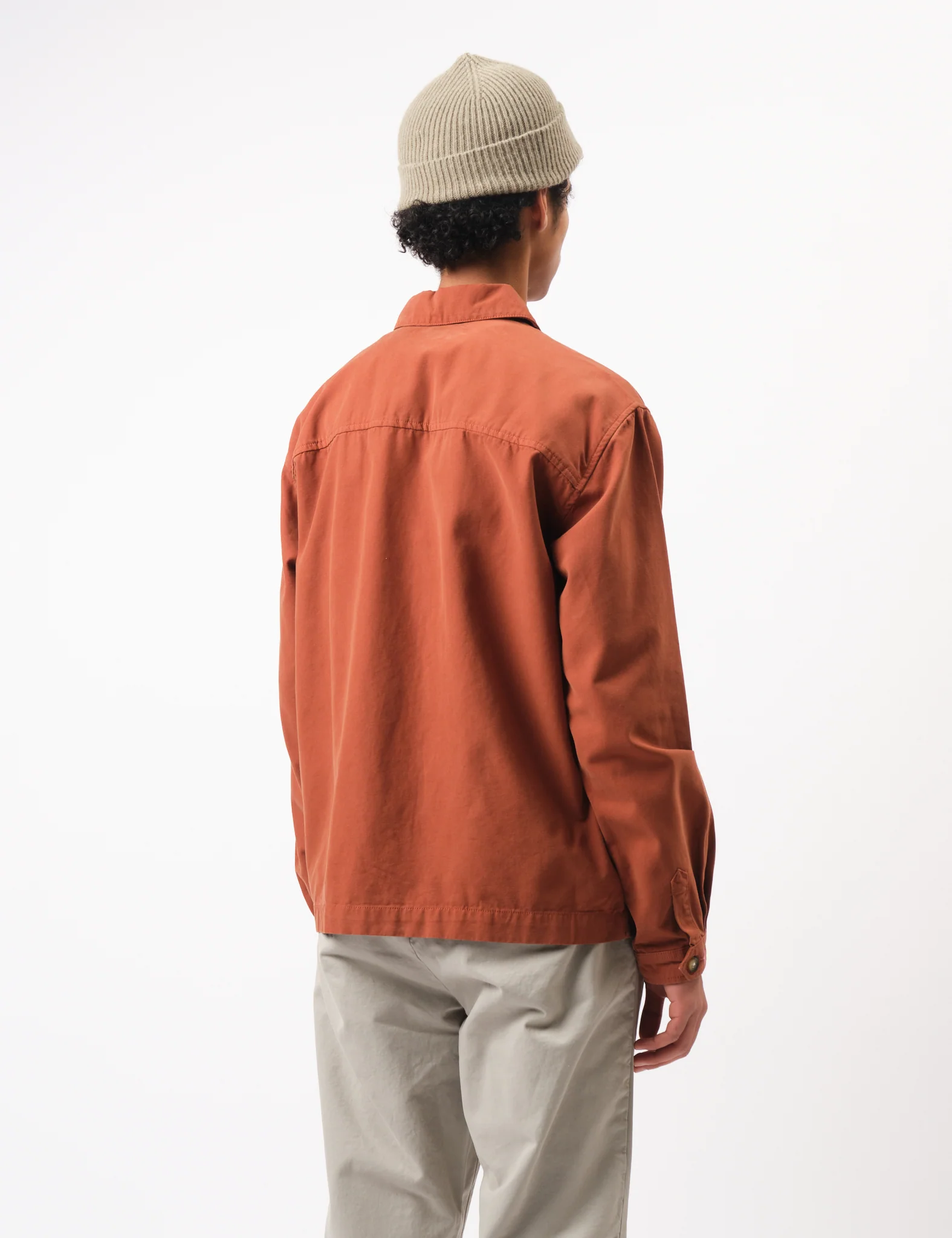 Bhode Hunting Overshirt Twill - Rust - Image 6