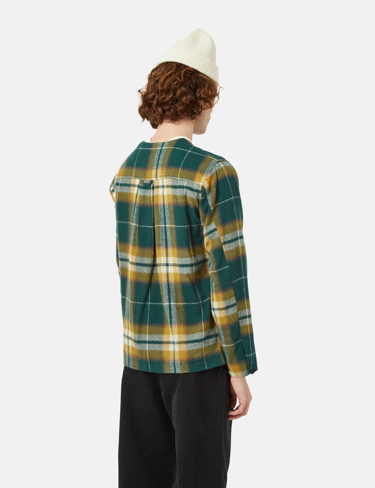 Bhode Japan Cardigan (Plaid) - Green - Image 10