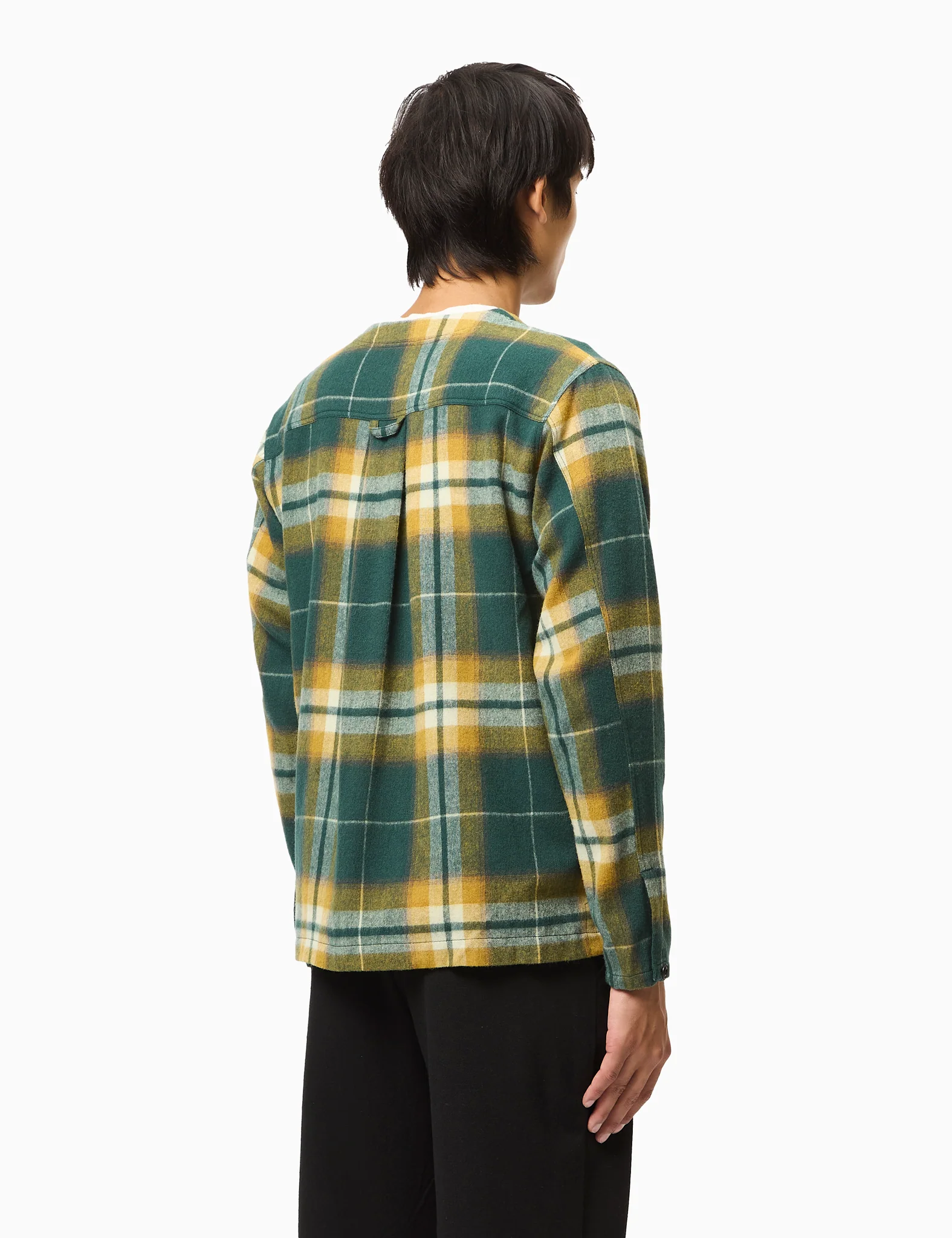 Bhode Japan Cardigan (Plaid) - Green - Image 4