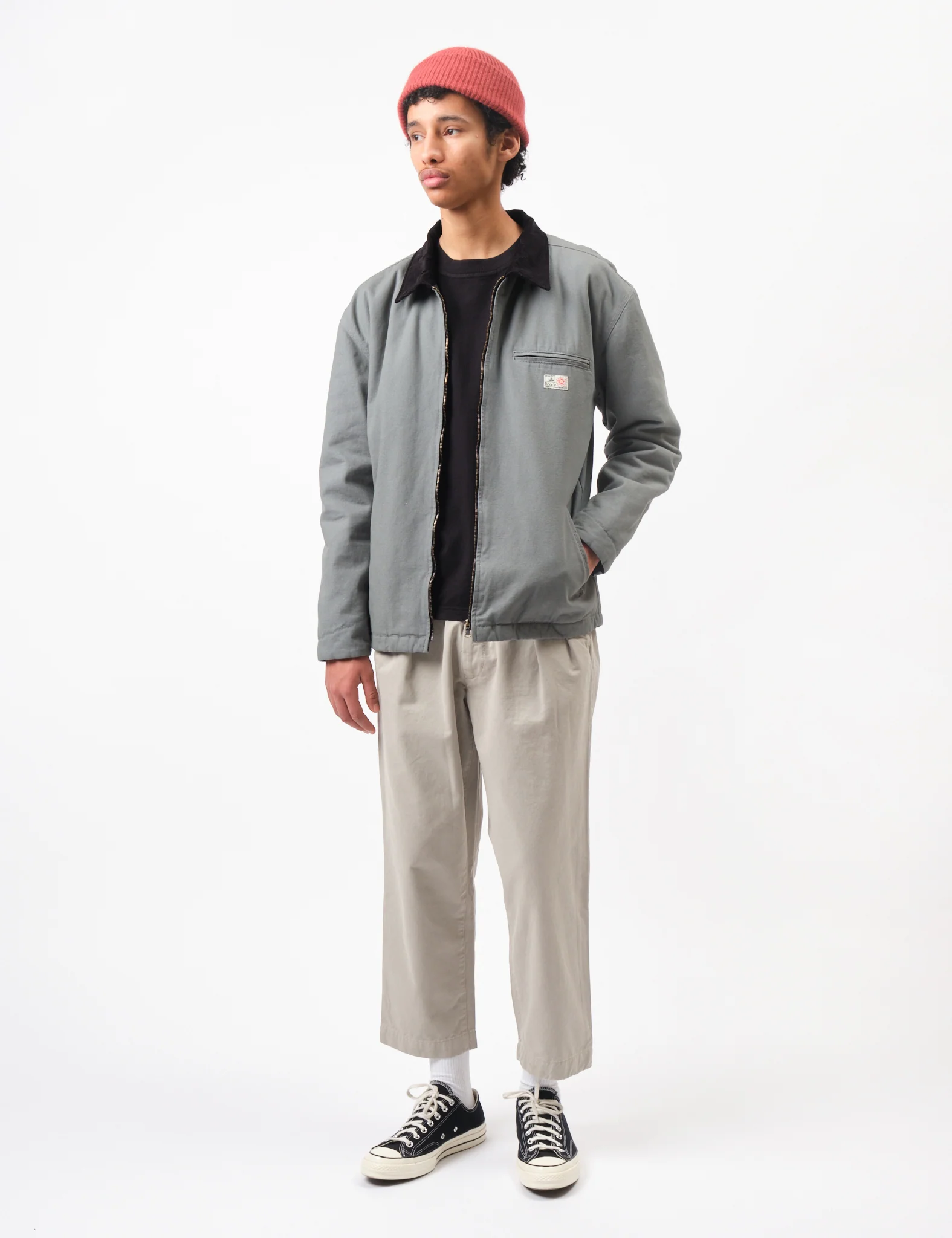 Bhode Mechanics Jacket Canvas (Insulated) - Moon Mist - Image 5