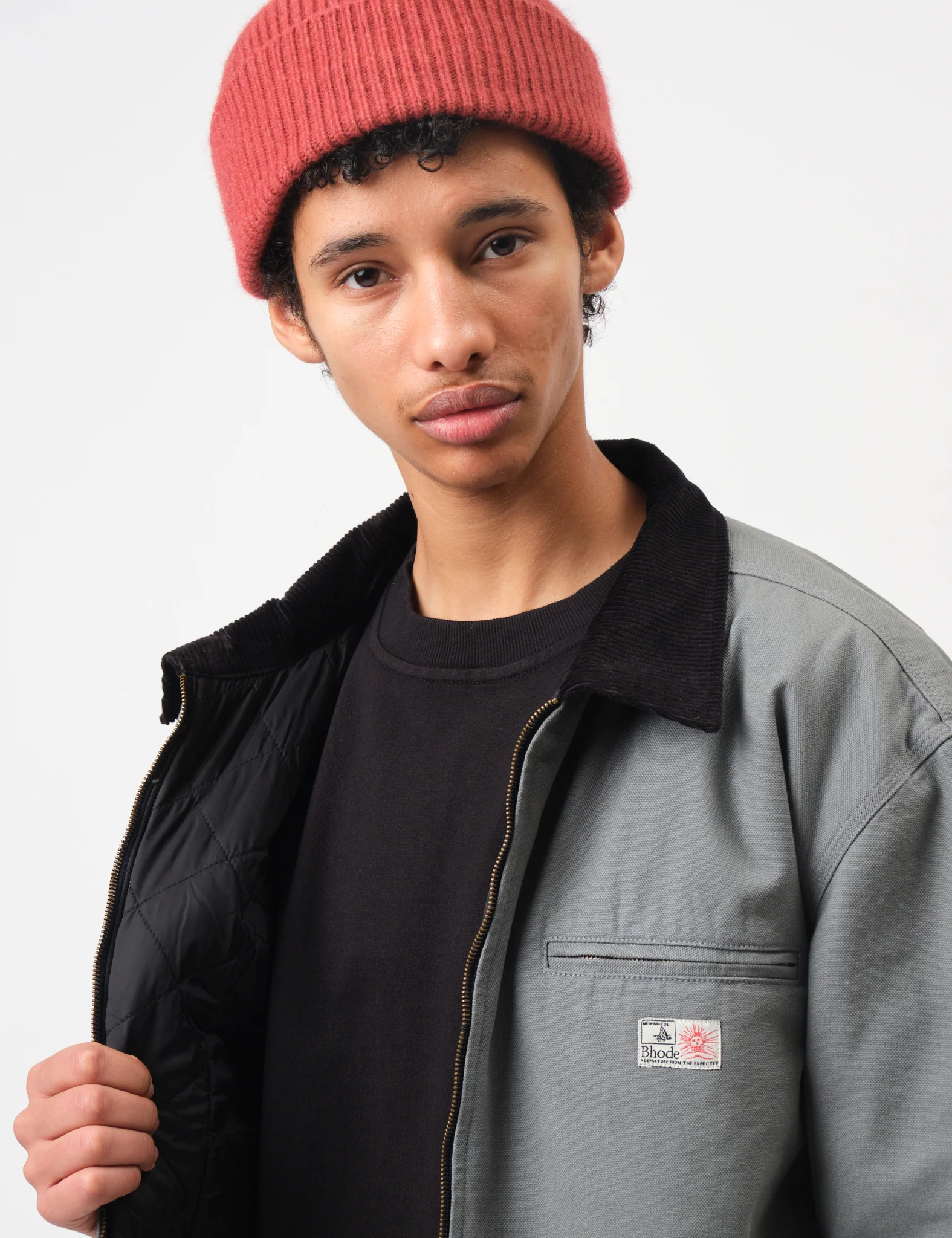 Bhode Mechanics Jacket Canvas (Insulated) - Moon Mist - Image 9