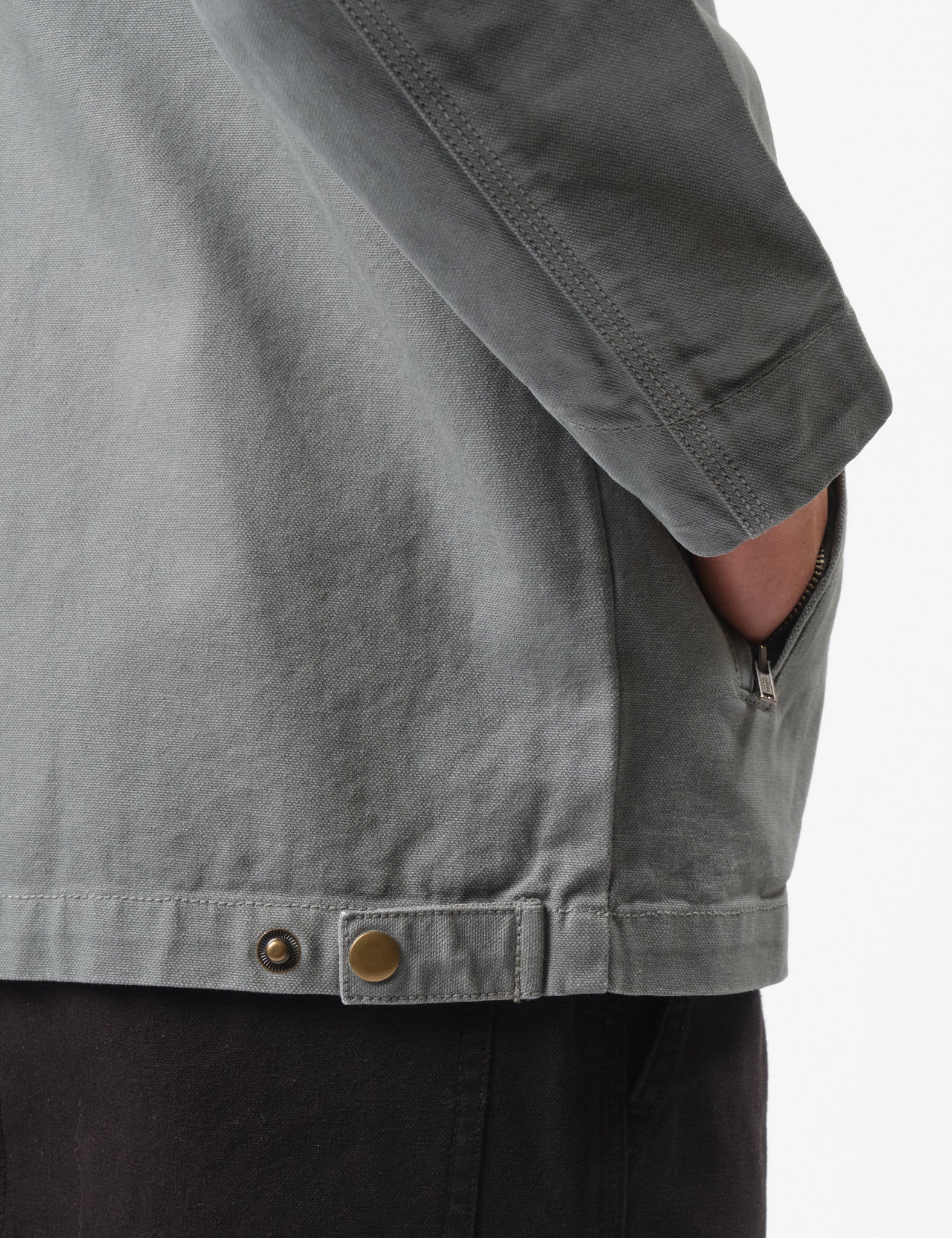 Bhode Mechanics Jacket Canvas - Moon Mist - Image 3