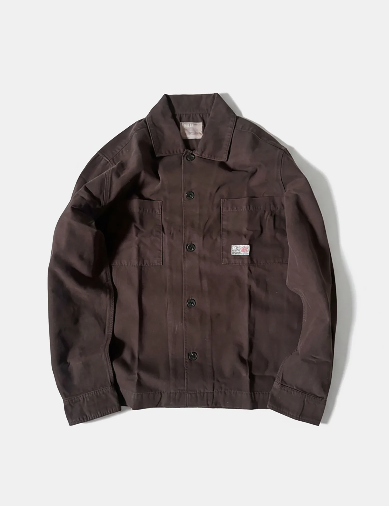 Bhode Meva Overshirt (Twill) - Java Brown - Image 7