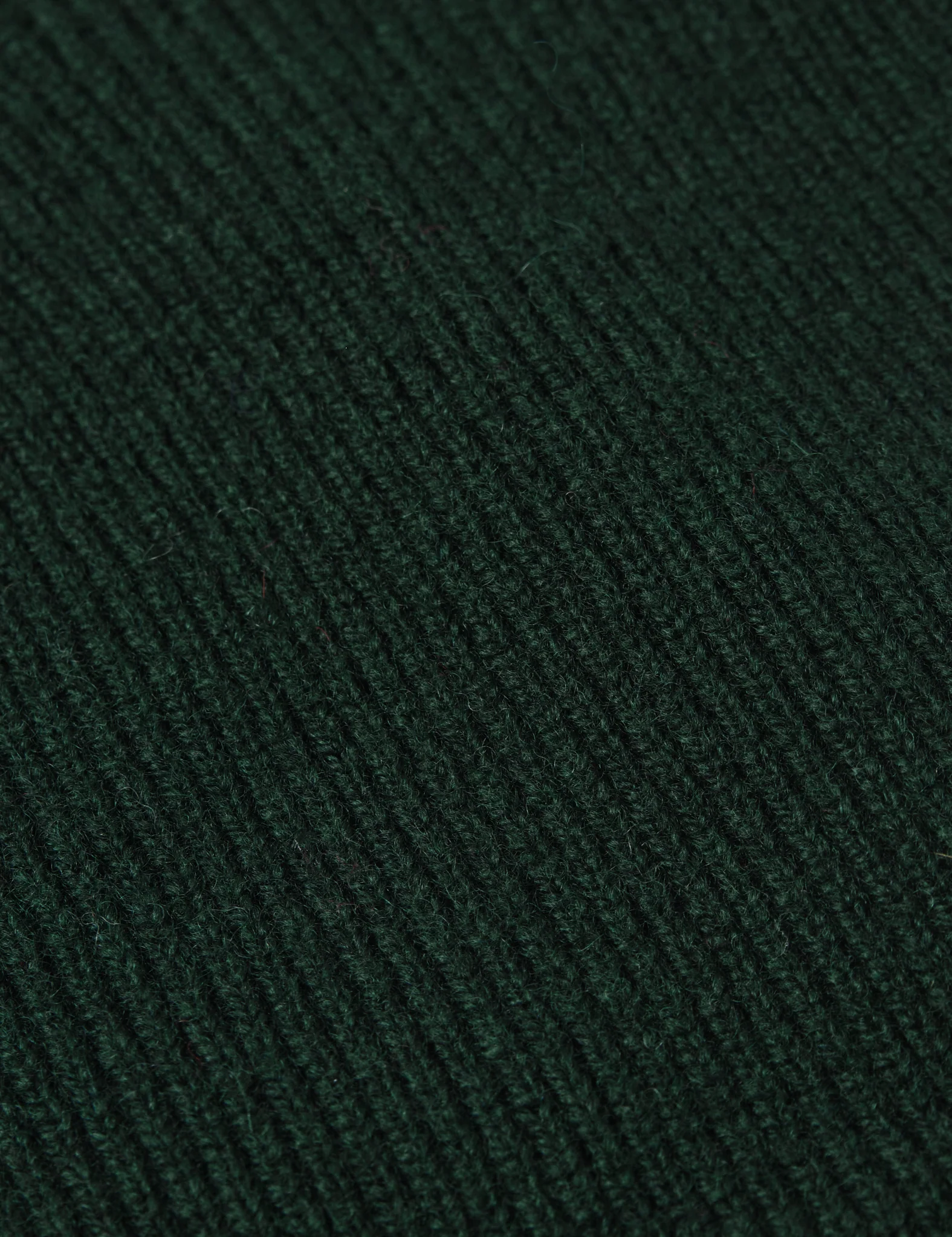 Bhode Newlyn Fishermans Wool Beanie Hat (Knitted in Scotland) - Tartan Green - Image 3