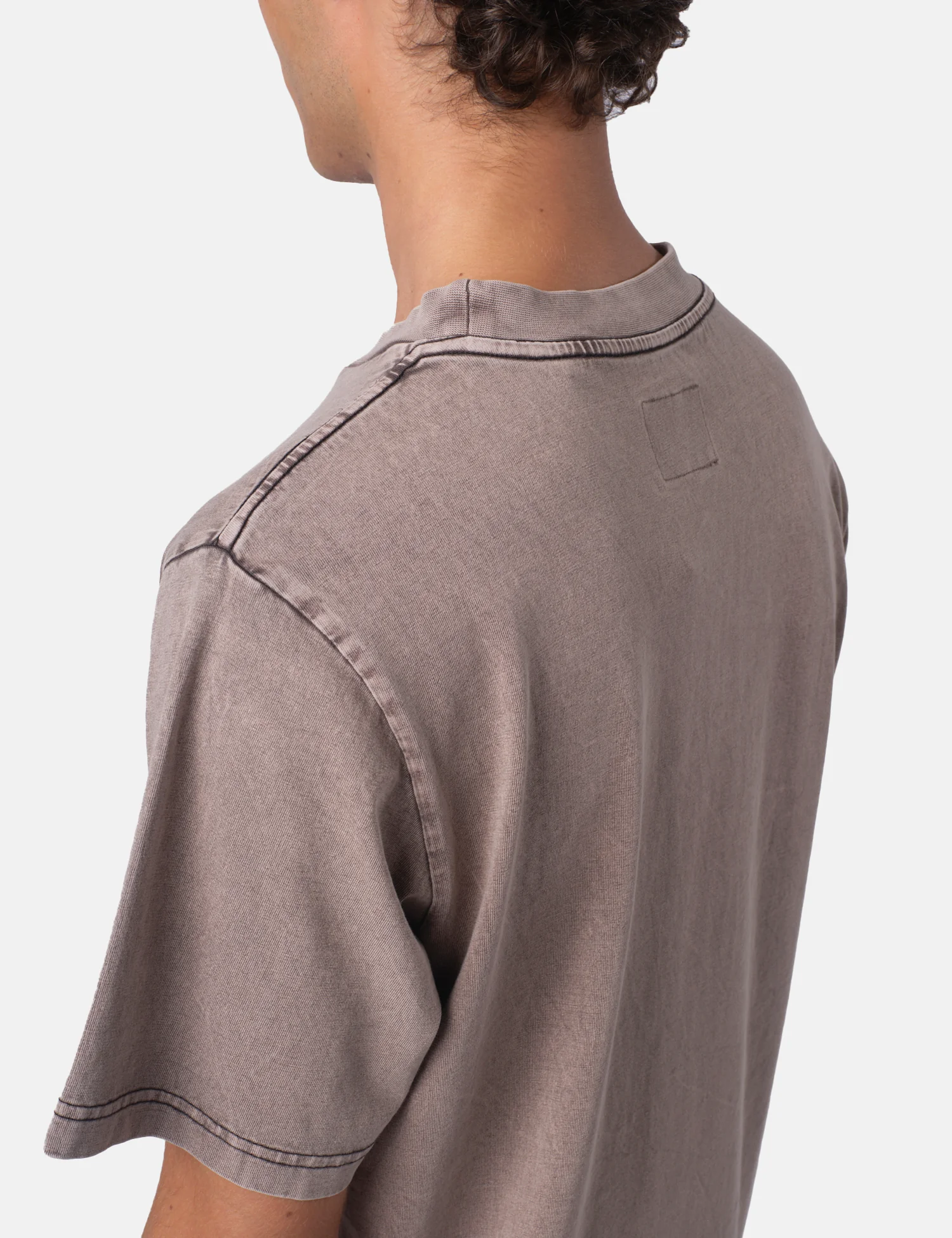 Bhode Pigment Dyed T-Shirt - Used Grey - Image 2