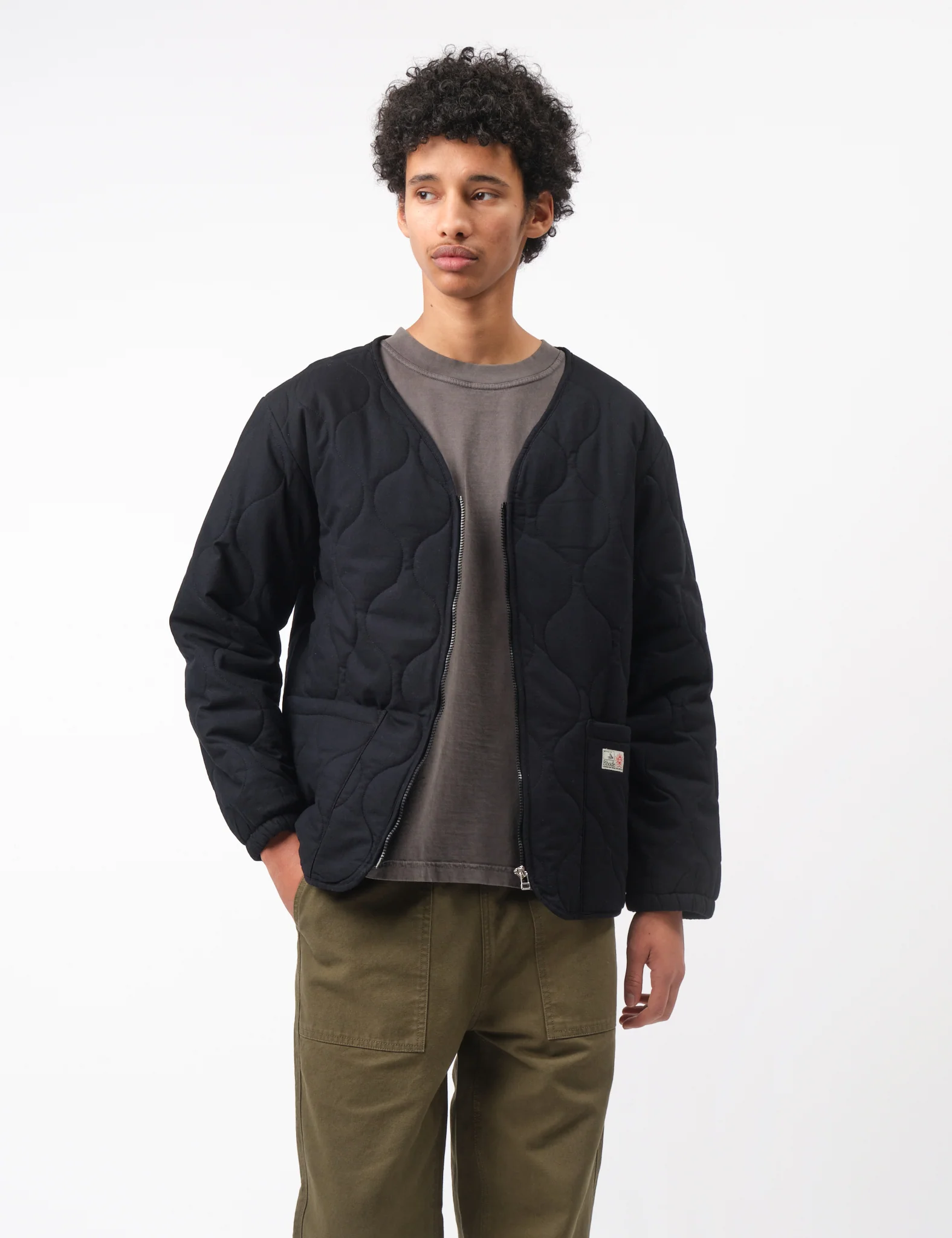 Bhode Quilted Jacket - Black - Image 6