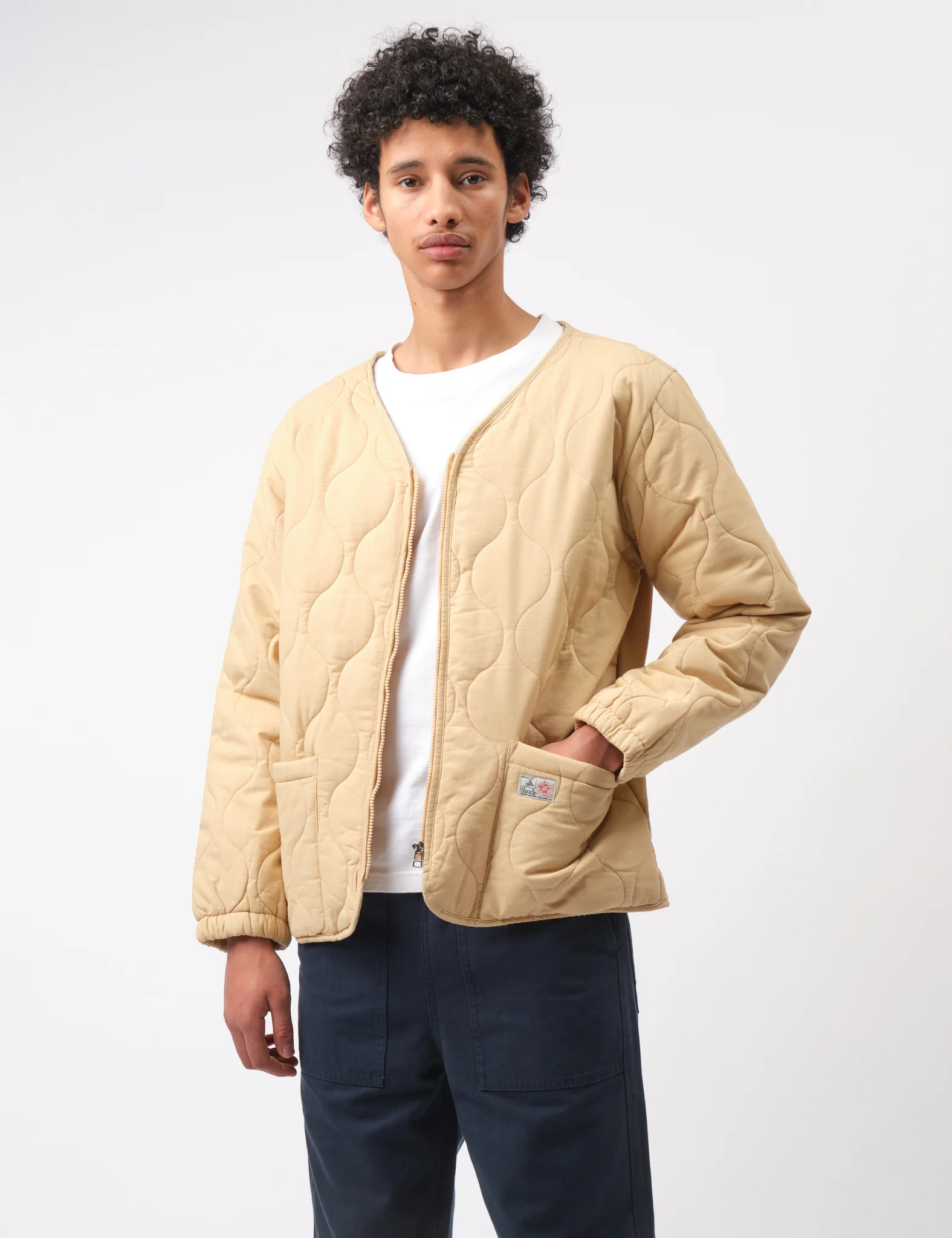 Bhode Quilted Jacket - Parchment - Image 7