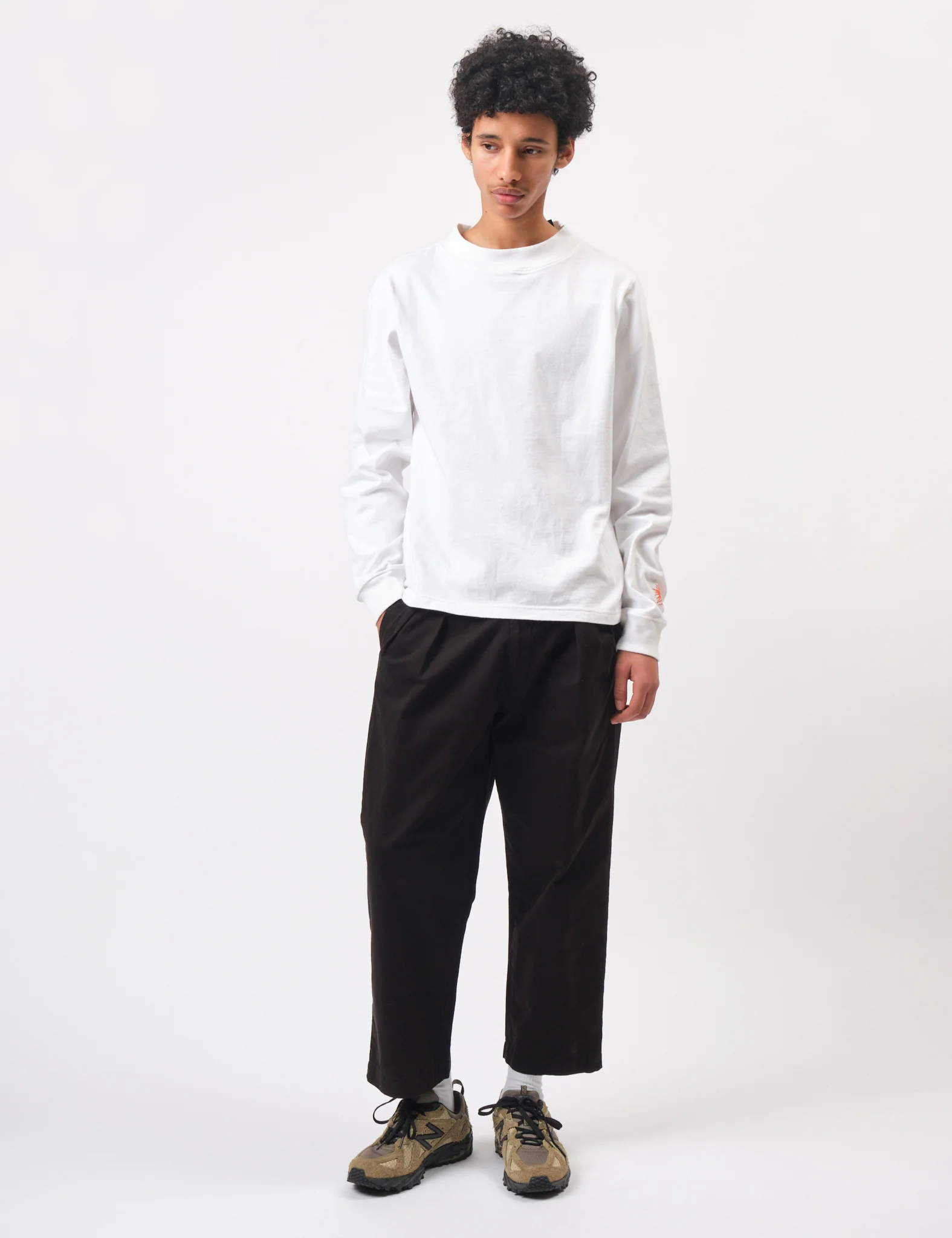 Bhode Two Pleat Pant - Black - Image 3