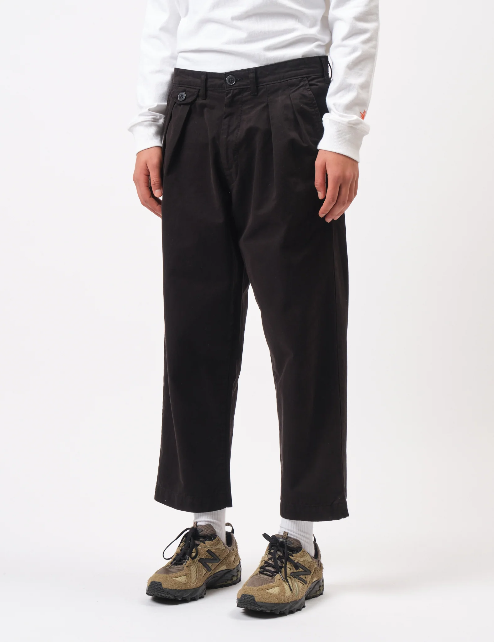 Bhode Two Pleat Pant - Black - Image 6