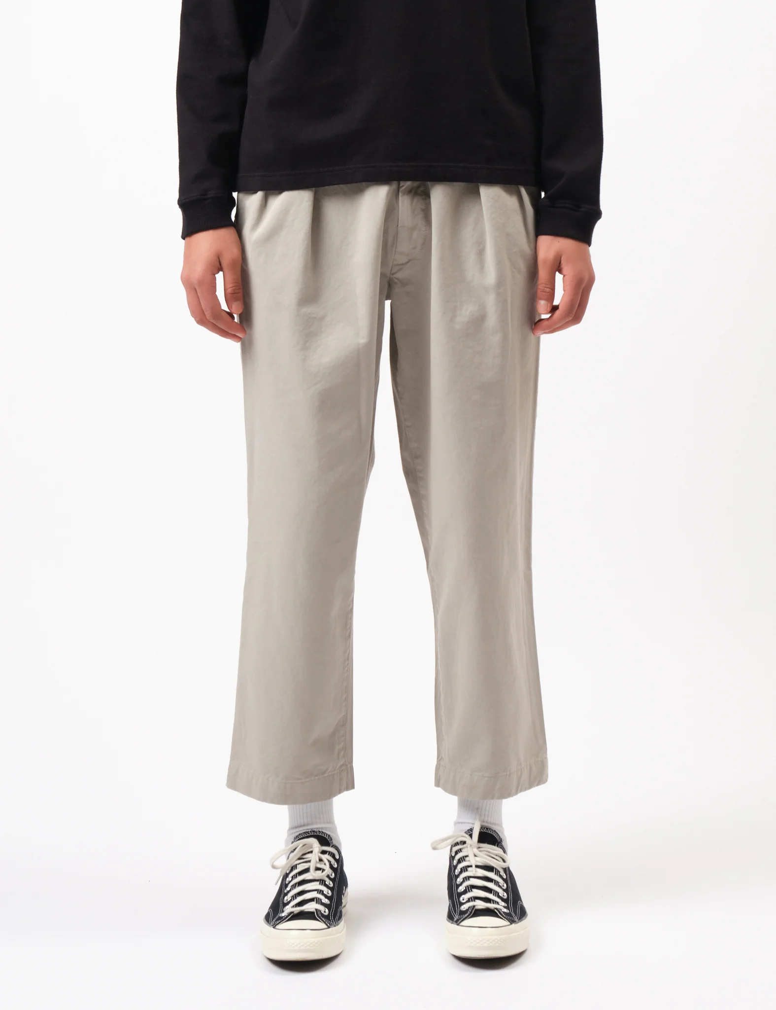 Bhode Two Pleat Pant - Stone - Image 5