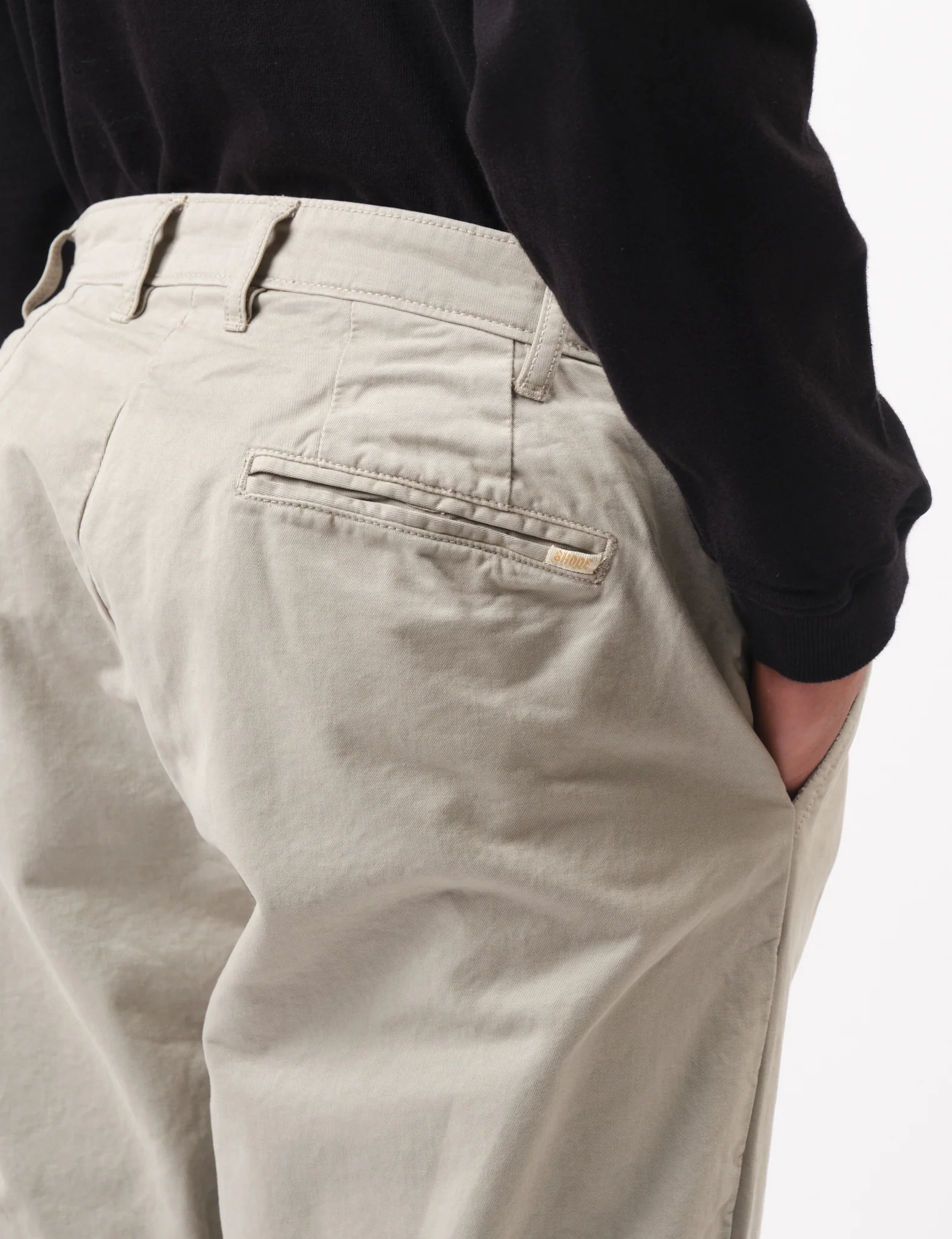 Bhode Two Pleat Pant - Stone - Image 7