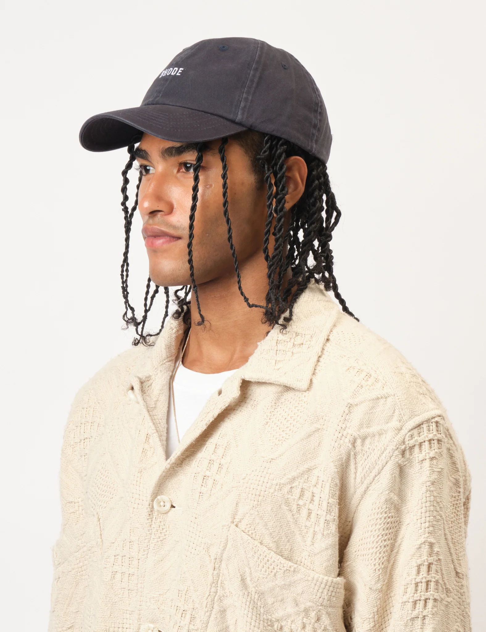 Bhode Washed 6-Panel Cap - Black - Image 6